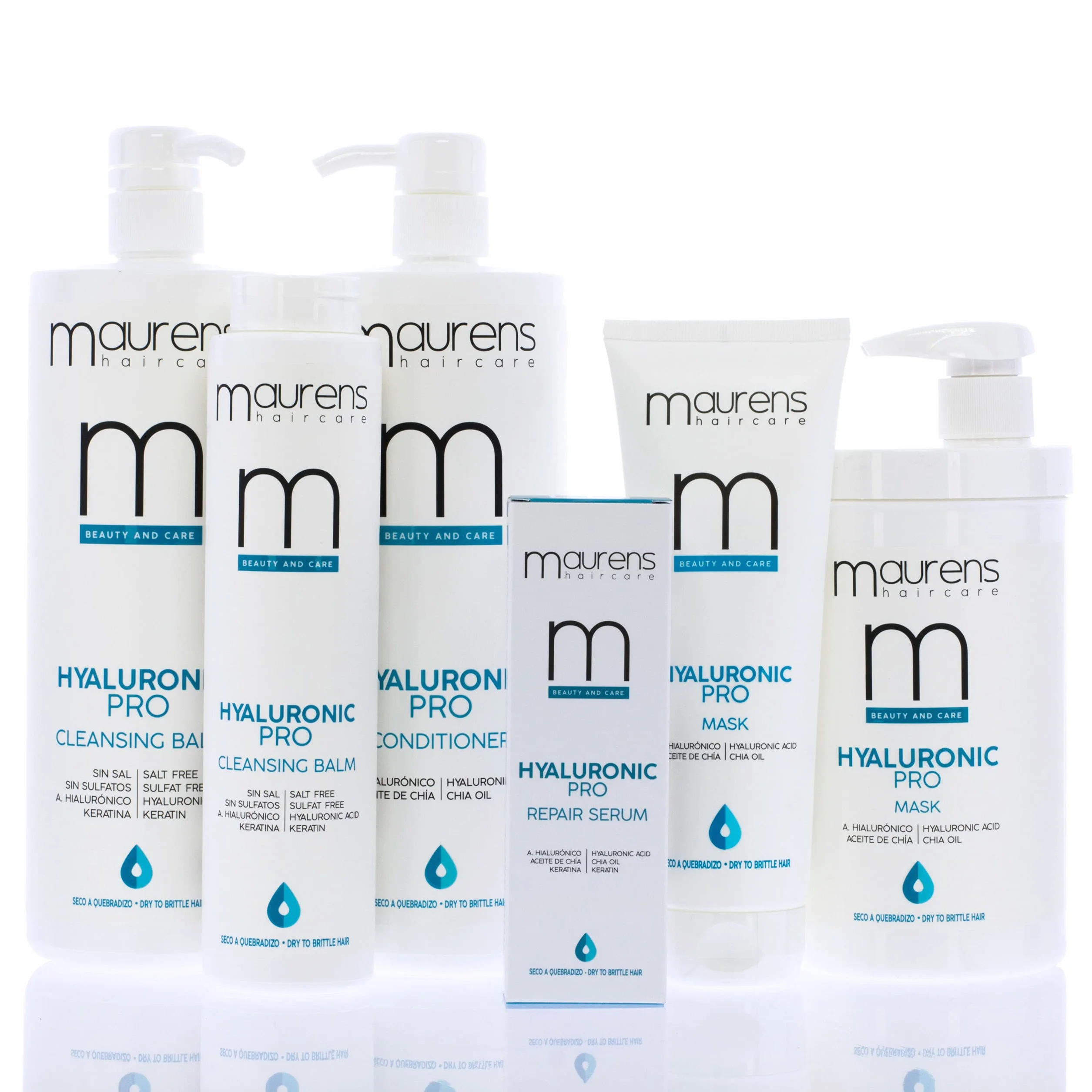 Maurens Mascarilla Capilar Superhidratante Hyaluronic Pro con Ácido Hialurónico y Aceite de Chia 250 ml