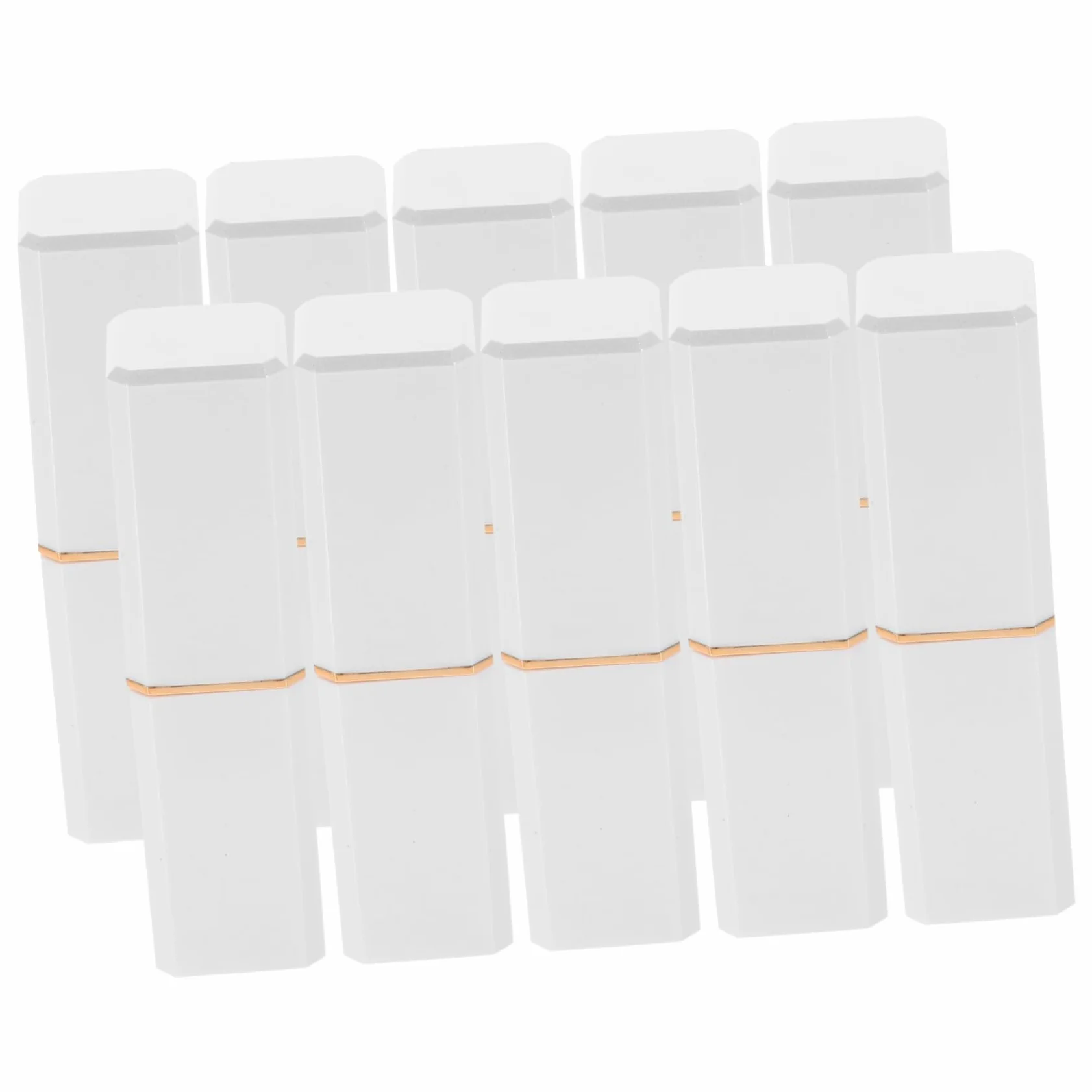FRCOLOR 4 Juegos Poseedor Bálsamo Máscara Mini Varita Mágica Herramientas Cosméticas De Las Mujeres Tubo De Brillo De Labios De Bricolaje Botellas De Brillo De Labios Abs 10 Uds * 4