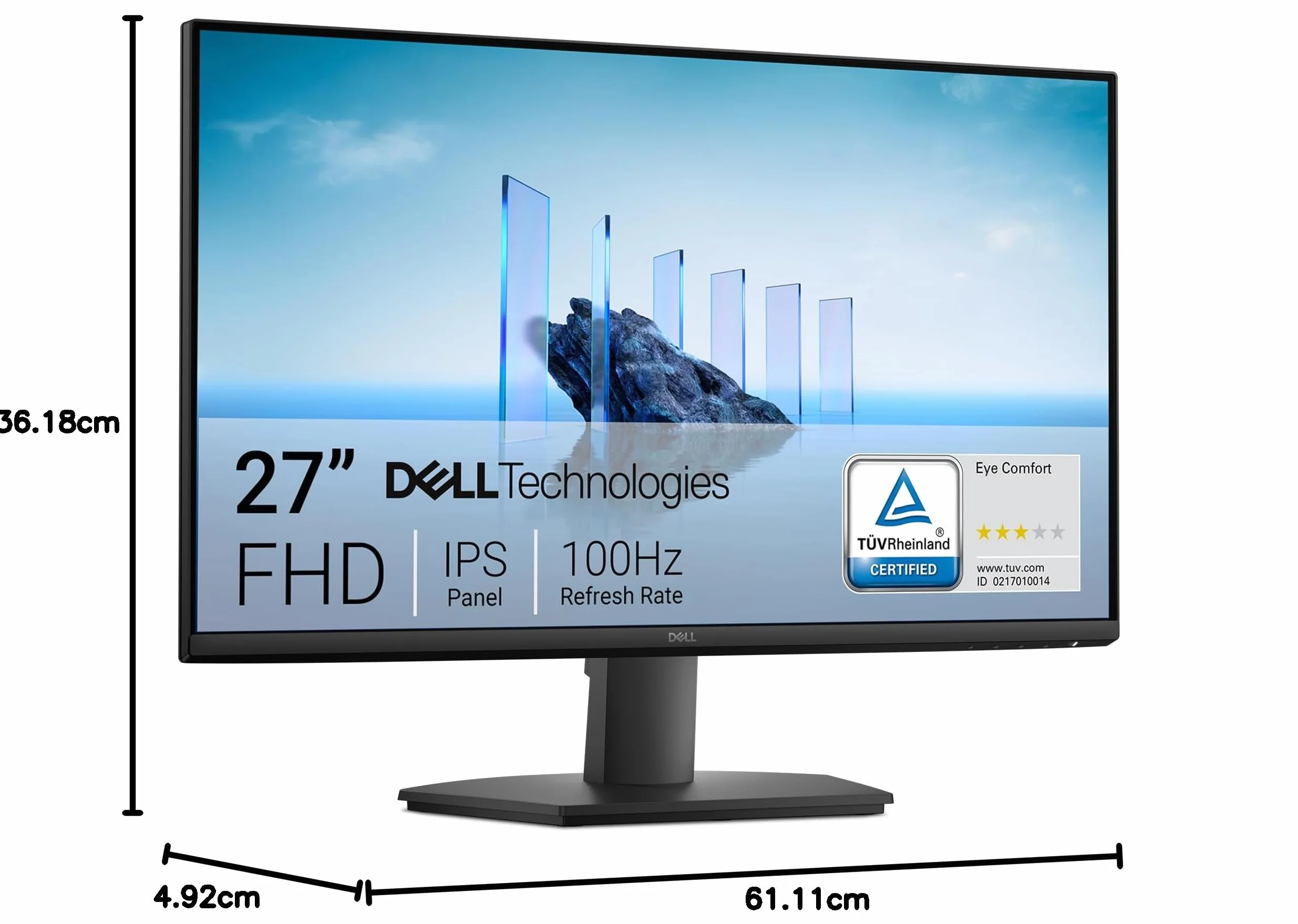 DELL SE2725HM 27 Monitor Full HD 100Hz IPS 5ms VESA HDMI VGA Negro