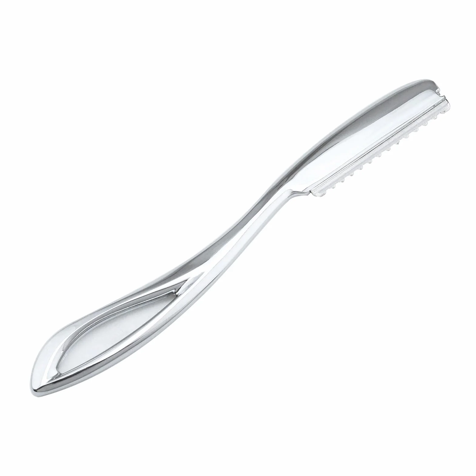 Maquinilla de afeitar de seguridad + 10 cuchillas para corte de pelo, tijeras de barbero para barba