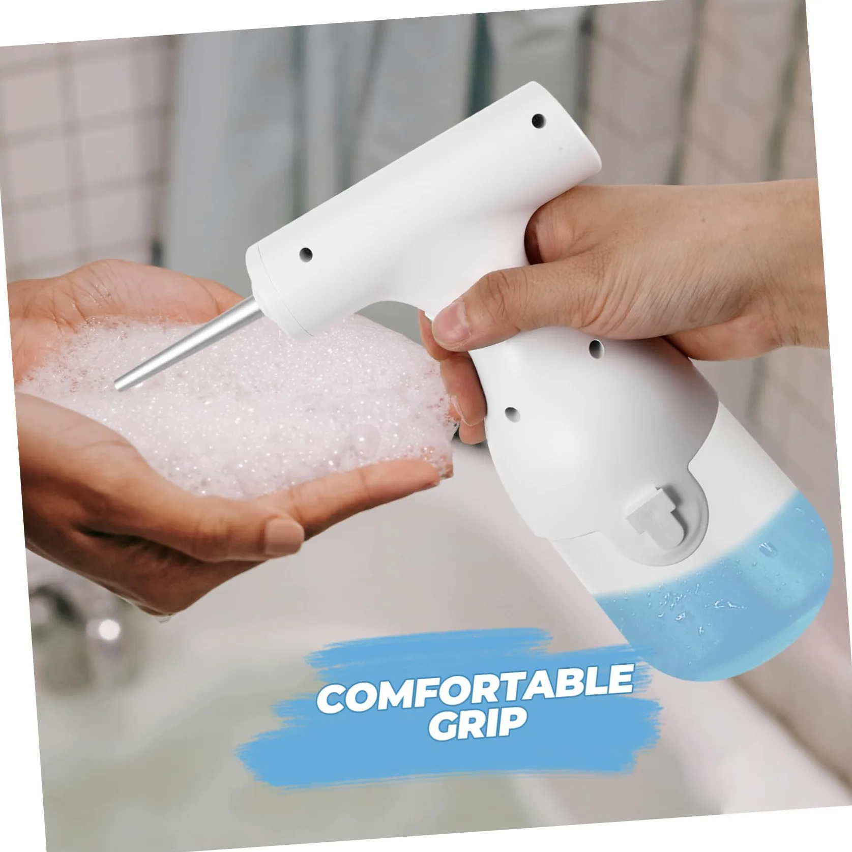 Ipetboom 3juegos Máquina De Espuma Eléctrica Para Limpiador Facial y Gel De Ducha Dispositivo De Burbujas Multifuncional Para Baño Herramienta De Limpieza y Estilosa