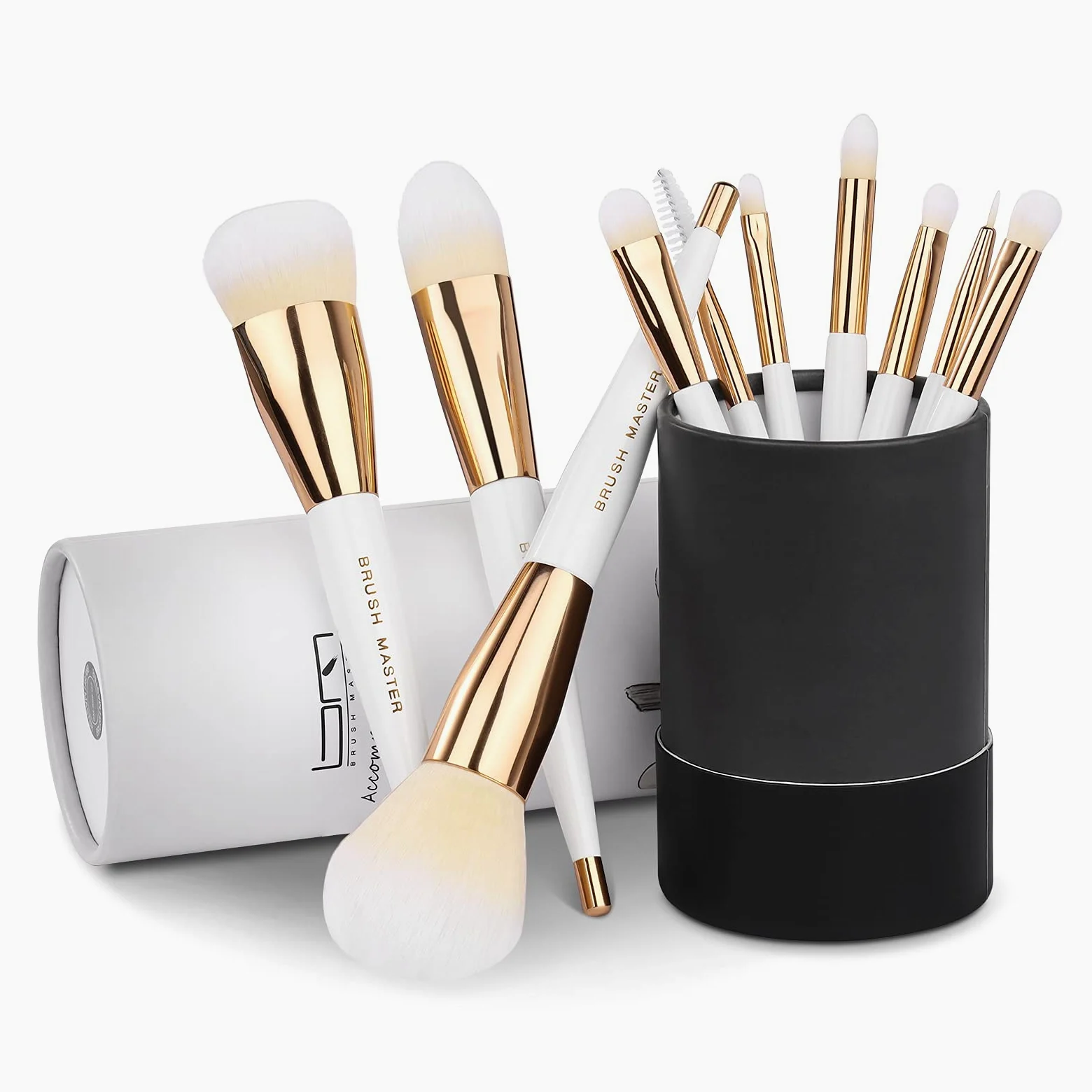 Juego de brochas de maquillaje para base de maquillaje, 10 unidades