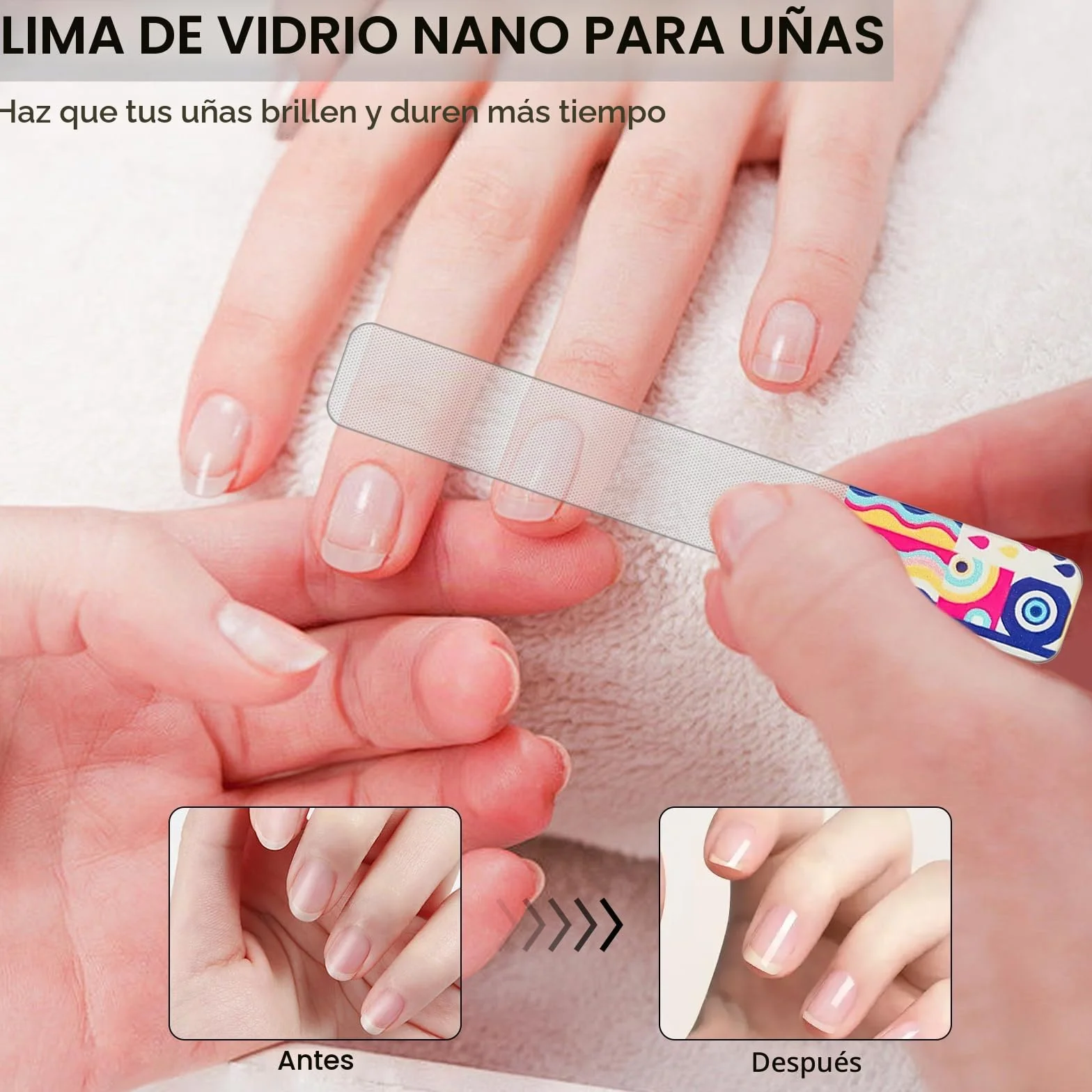 Set de Manicura Pedicura 10 Piezas Profesional Cortaúñas Acero Inoxidable Estuche Viaje Cuero
