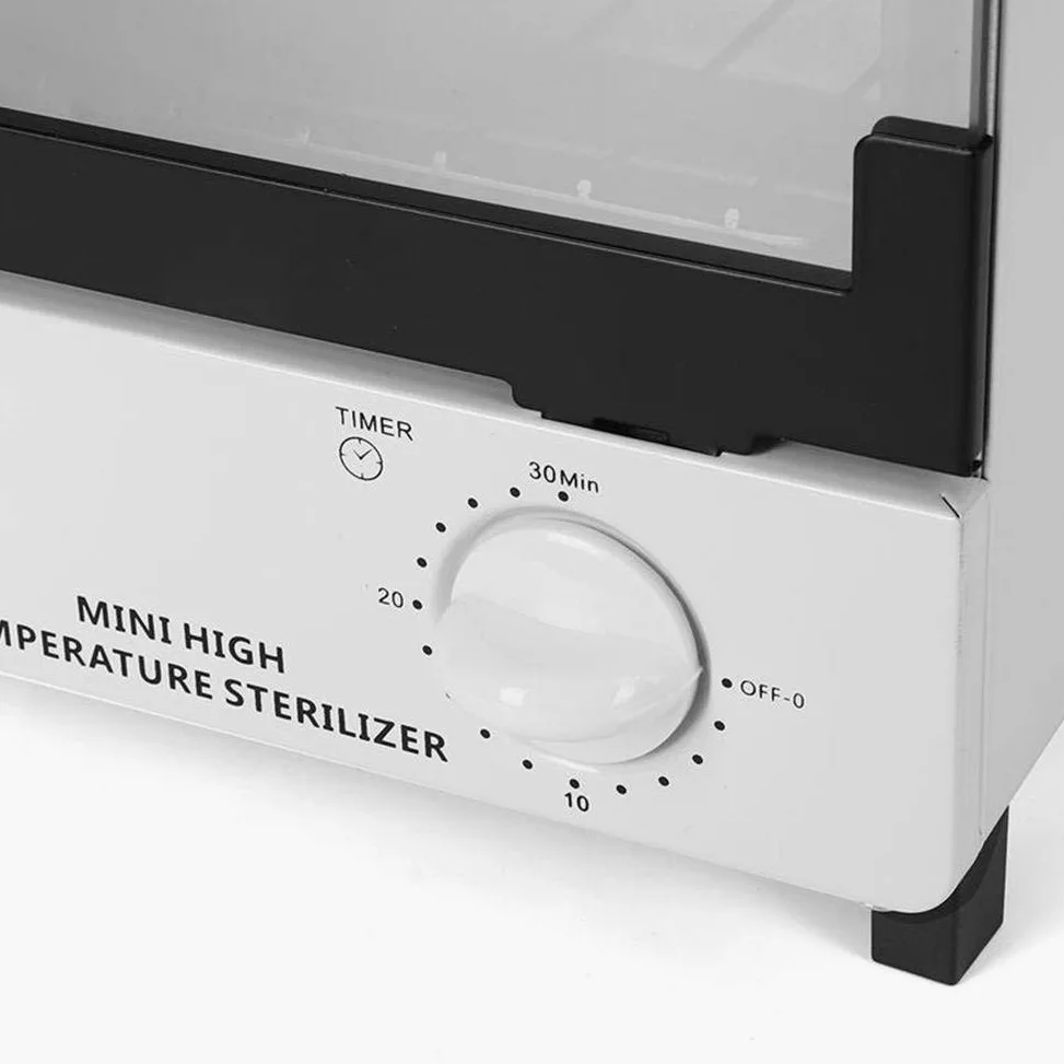 10L Esterilizador de Uñas Infrarrojo de Alta Temperatura Temporizador de Calor del Gabinete Sanitizing Box Manicure Spa Hair Beauty Salon Esterilización Desinfectante, 001