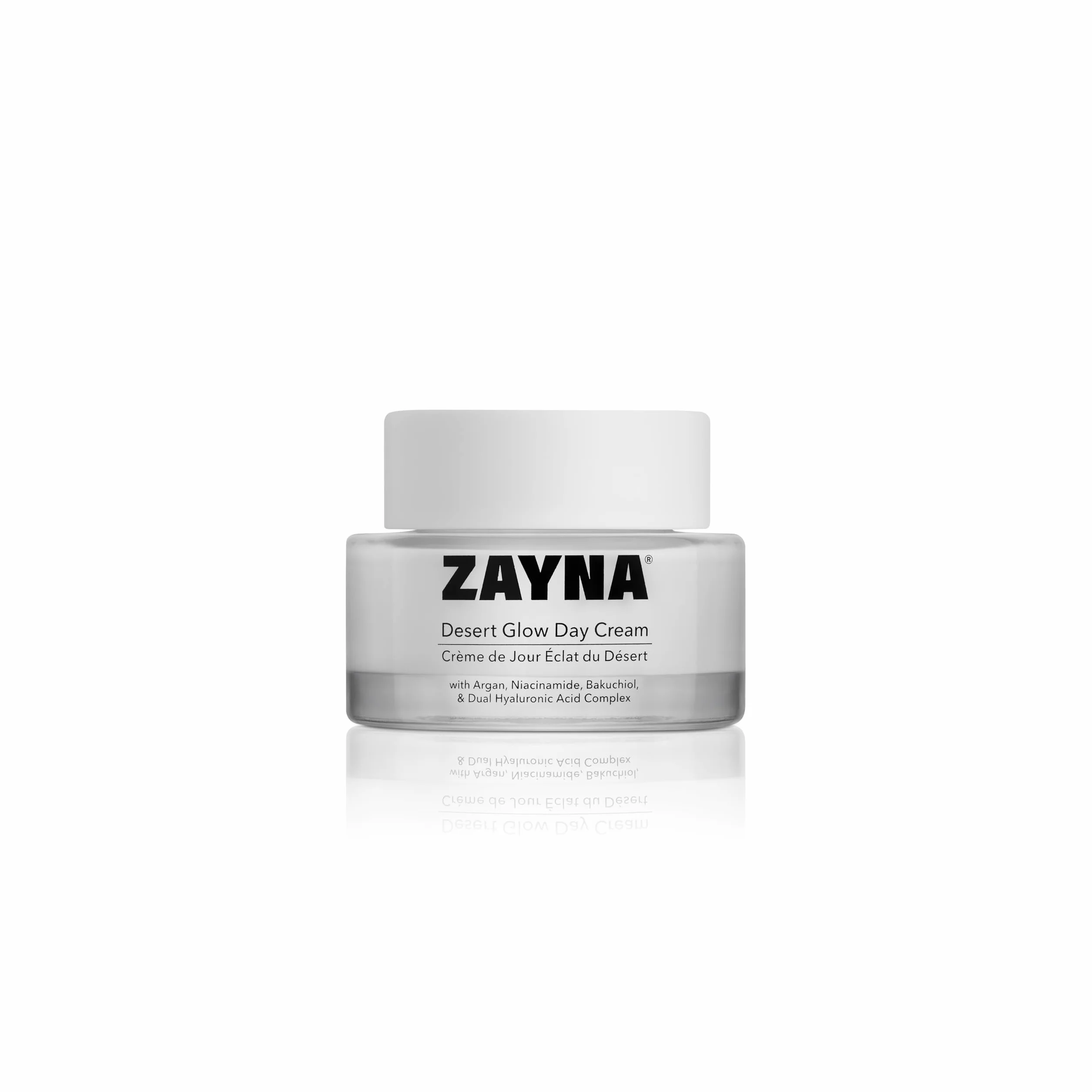 ZAYNA Desert Glow® Crema de día 50 g | para todos los tipos de piel | Aceite de argán, niacinamida, ácido hialurónico, baquuchiol, fabricado en Suiza, para todo tipo de pieles