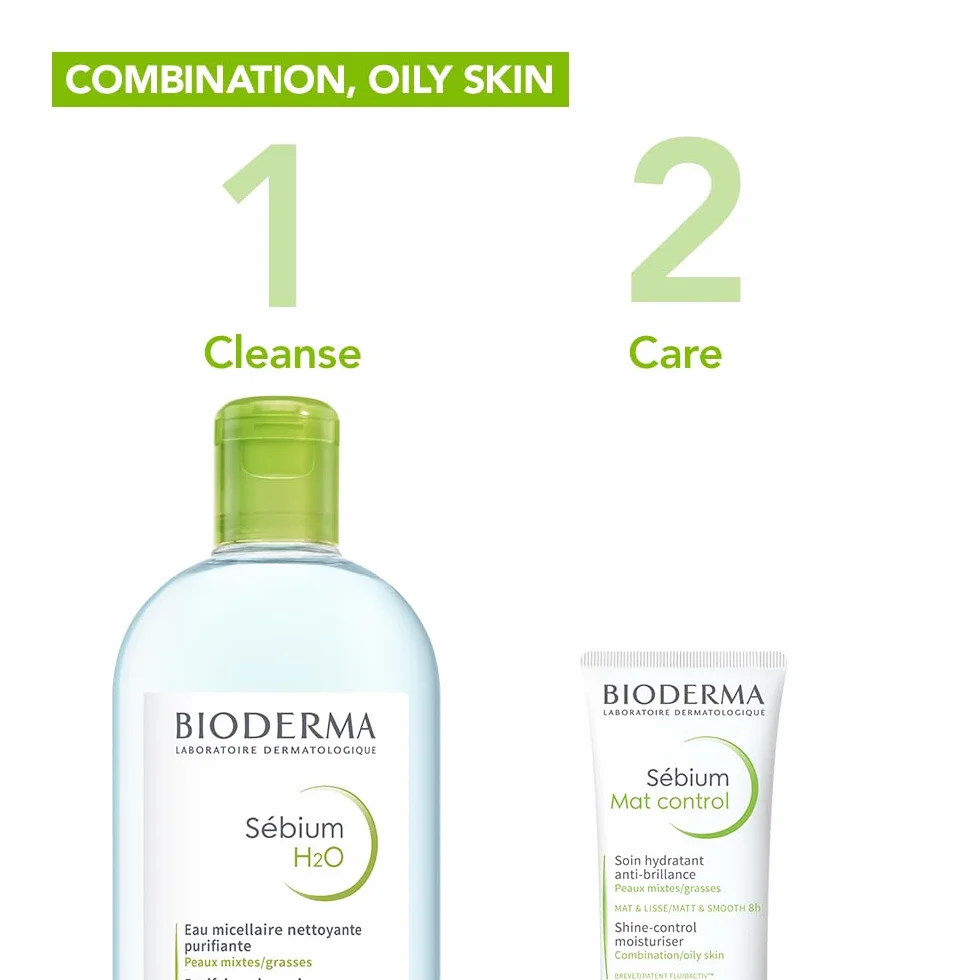 BIODERMA Sébium H2O Agua Micelar Dermatológica 500 ml