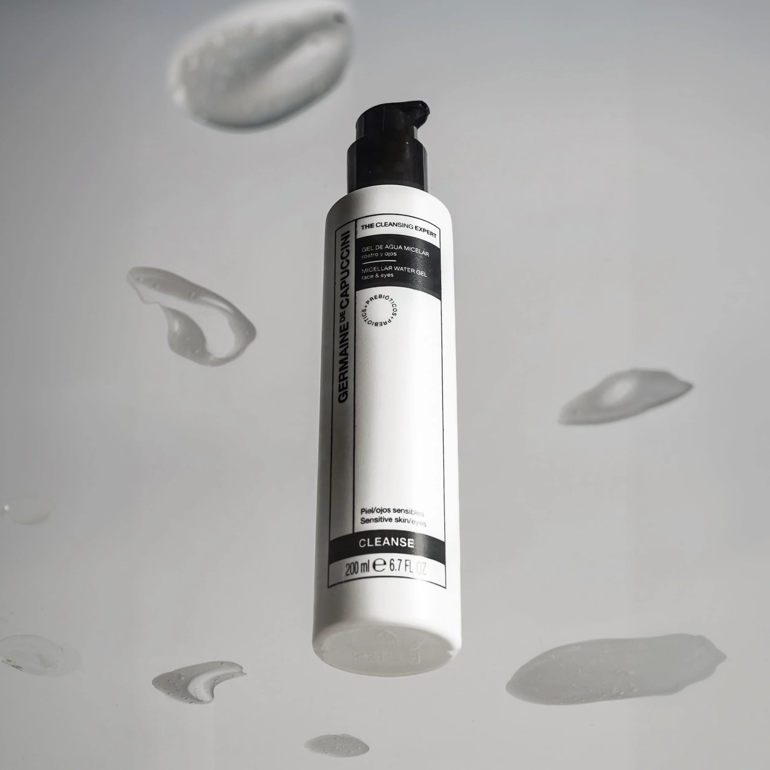 Germaine de Capuccini - The Cleansing Expert | Gel de Agua Micelar Rostro/Ojos - Sin aclarado, sin perfume - 200 ml