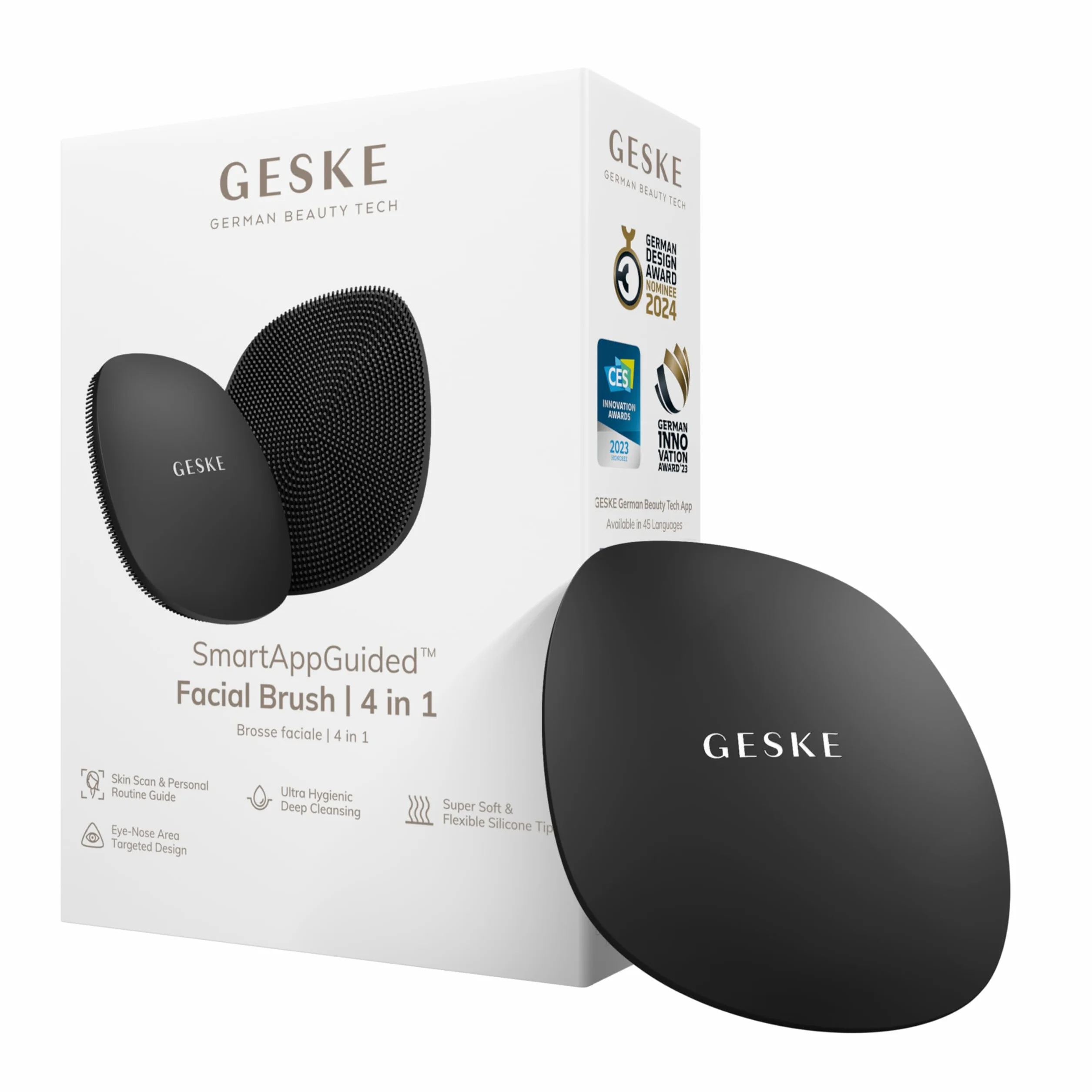 GESKE SmartAppGuided Cepillo Facial 4 en 1 Silicona Limpieza Piel Profesional