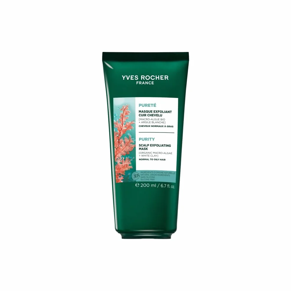 Yves Rocher Scalp Exfoliating Mask 200 ml – Mascarilla Exfoliante Cuero Cabelludo