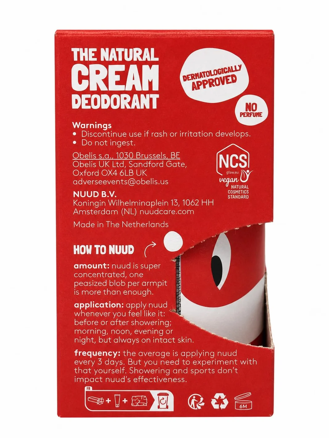 nuud Smarter Pack deo crema 2 x 20ml desodorante natural vegano sin perfume aluminio alcohol 3 días