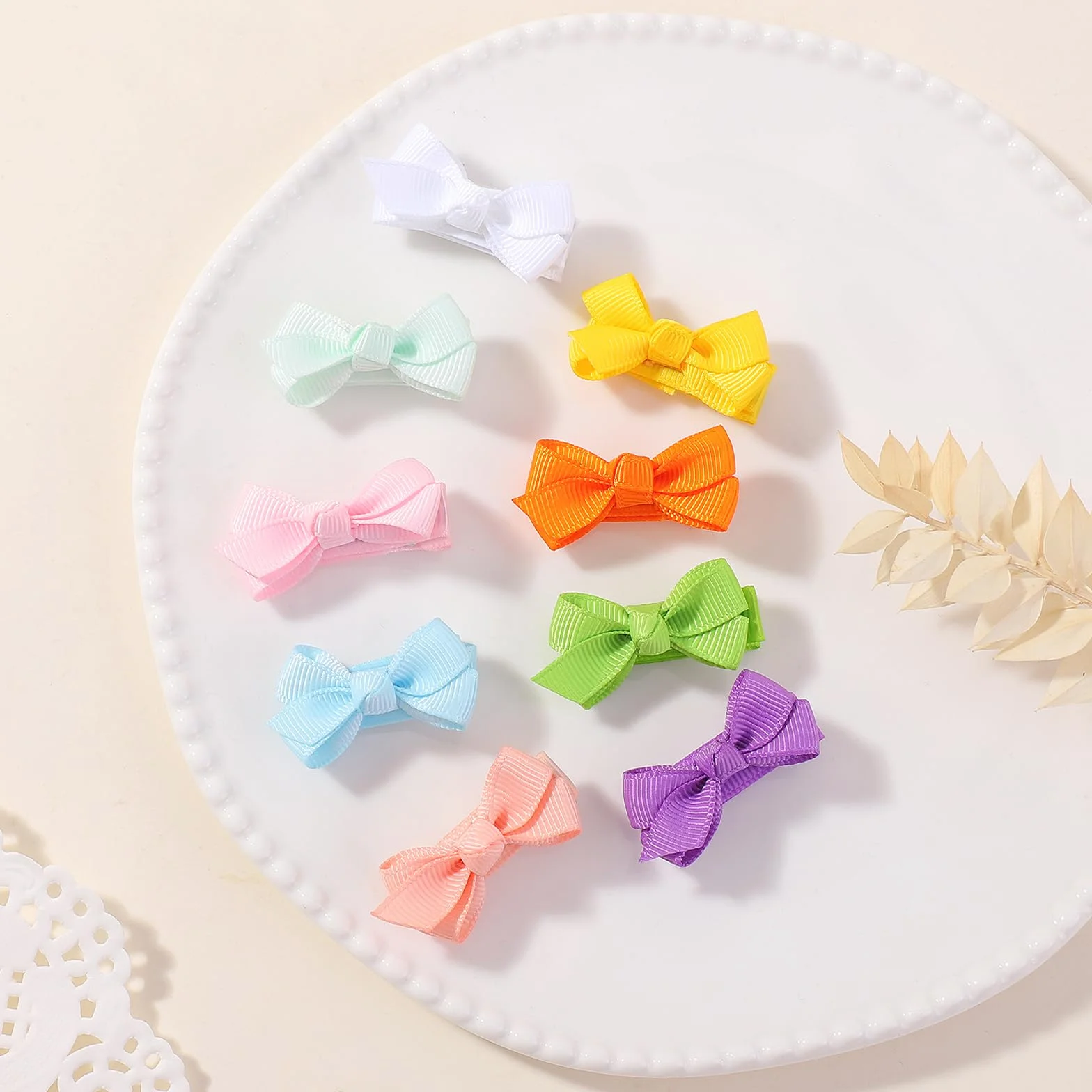 Choicbaby Horquillas de pelo para niñas 3 cm 40 Piezas Accesorios para el cabello