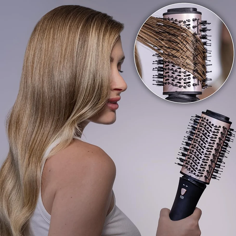 Cecotec Cepillo de Aire 10 en 1 Bamba CeramicCare 10in1 Styler, 1000 W, 10 Cabezales, 3 Temperaturas, 2 Velocidades, Cerámica, Aire Frío