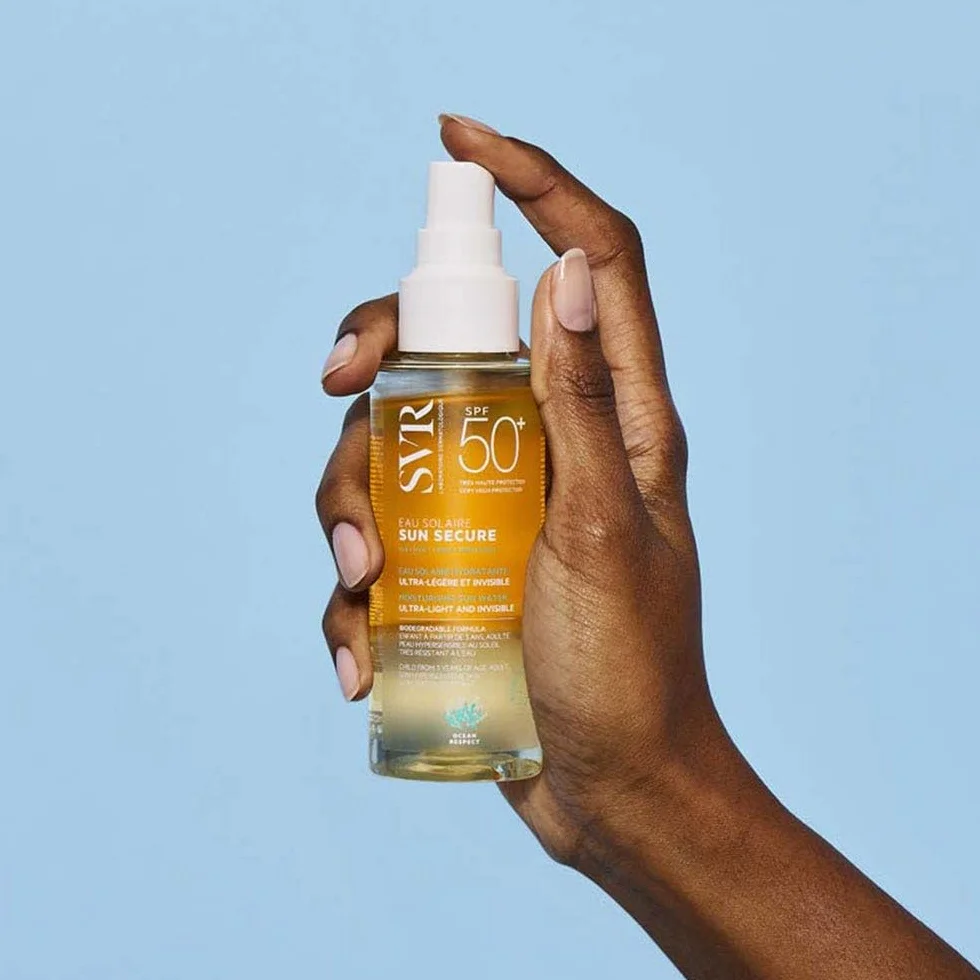 SVR Sun Secure Eau Solaire SPF50+ Agua solar hidratante bifásica 100 ml