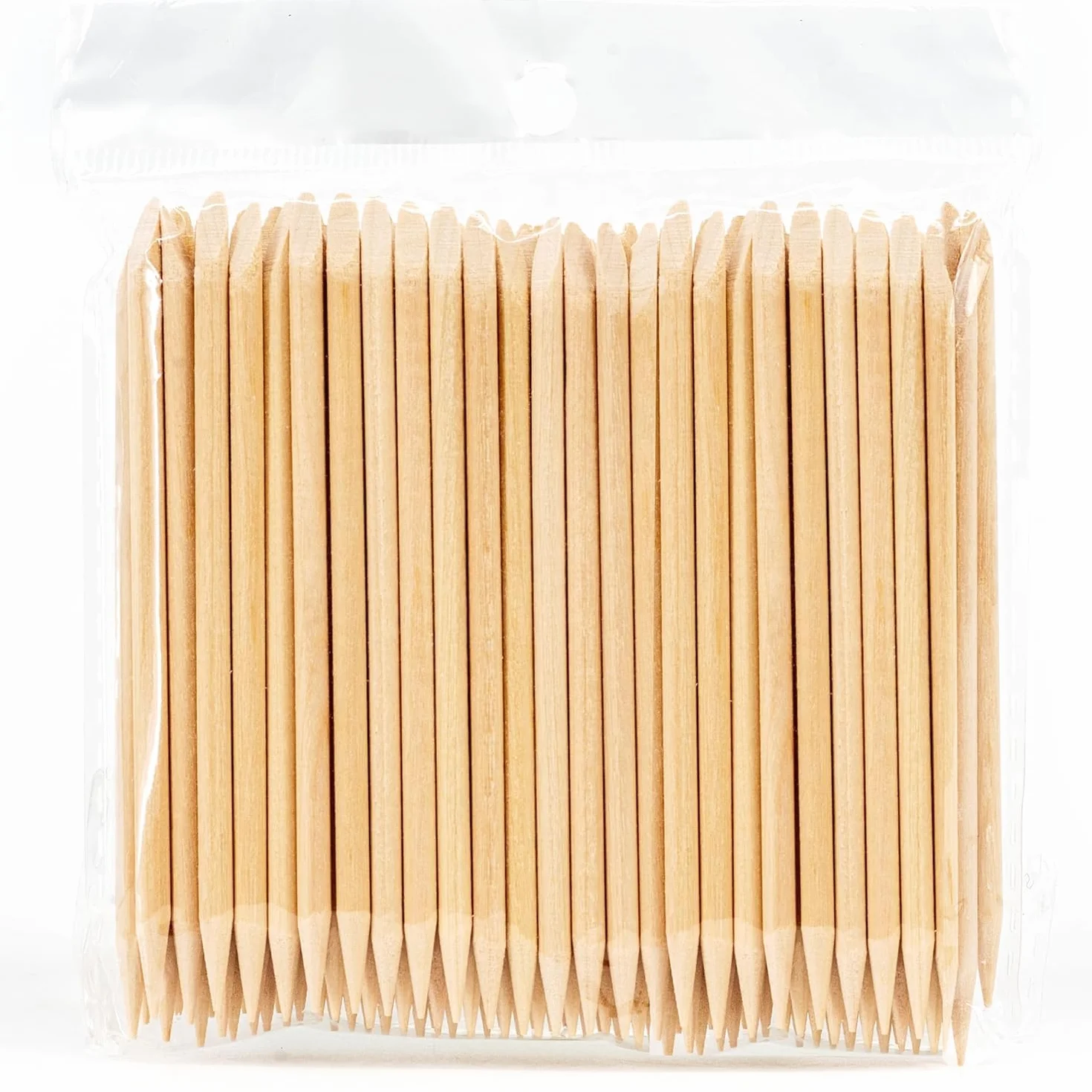 LALILL Palitos de Naranjo 100 Piezas - Palillos de Madera para Cutículas - Manicura, Pedicura, Nail Art, Uñas, Belleza, Pestañas, Tatuajes, DIY