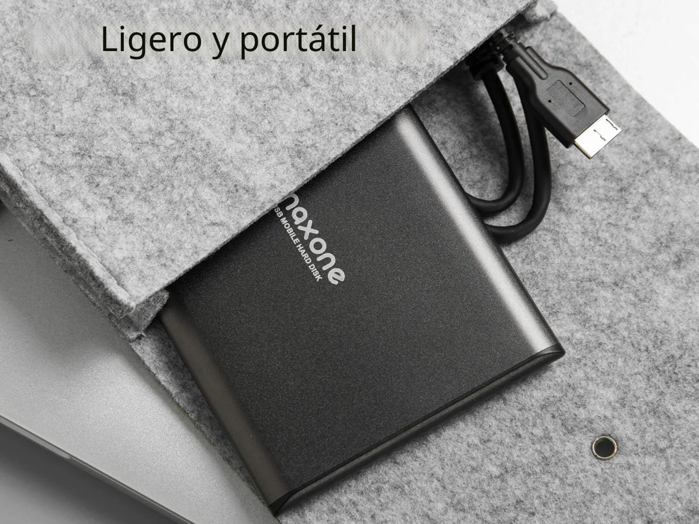 Maxone Disco Duro Externo 500GB 2.5" USB 3.0 HDD Portátil Gris