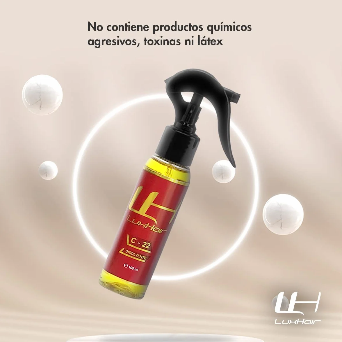 Luxhair Disolvente Capilar C22 Eliminación Suave de Pegamentos 100 ml