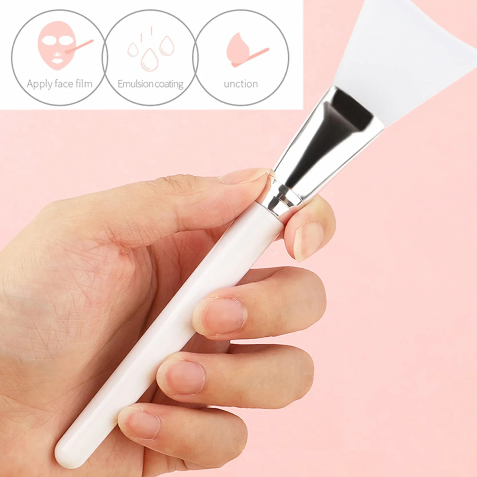 Cepillo de Mascarilla de Silicona Facial, Brochas de Maquillaje para Ojos y Cuidado de Piel