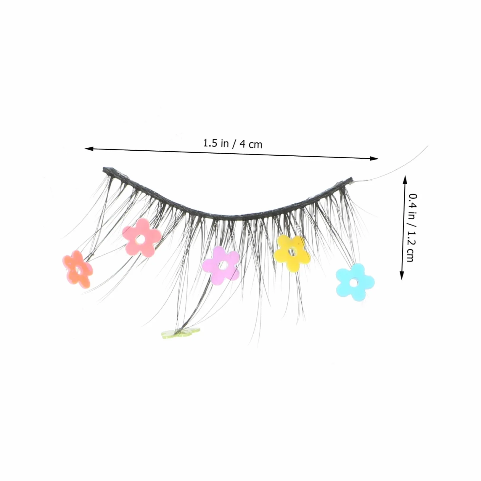 DOITOOL 12 Pares De Pestañas Postizas De Lentejuelas Pestañas Con Color Pestañas De Lentejuelas Pestañas Para Mujeres Maquillaje Lentejuelas Pestañas Pestañas Postizas Brillo Pestañas