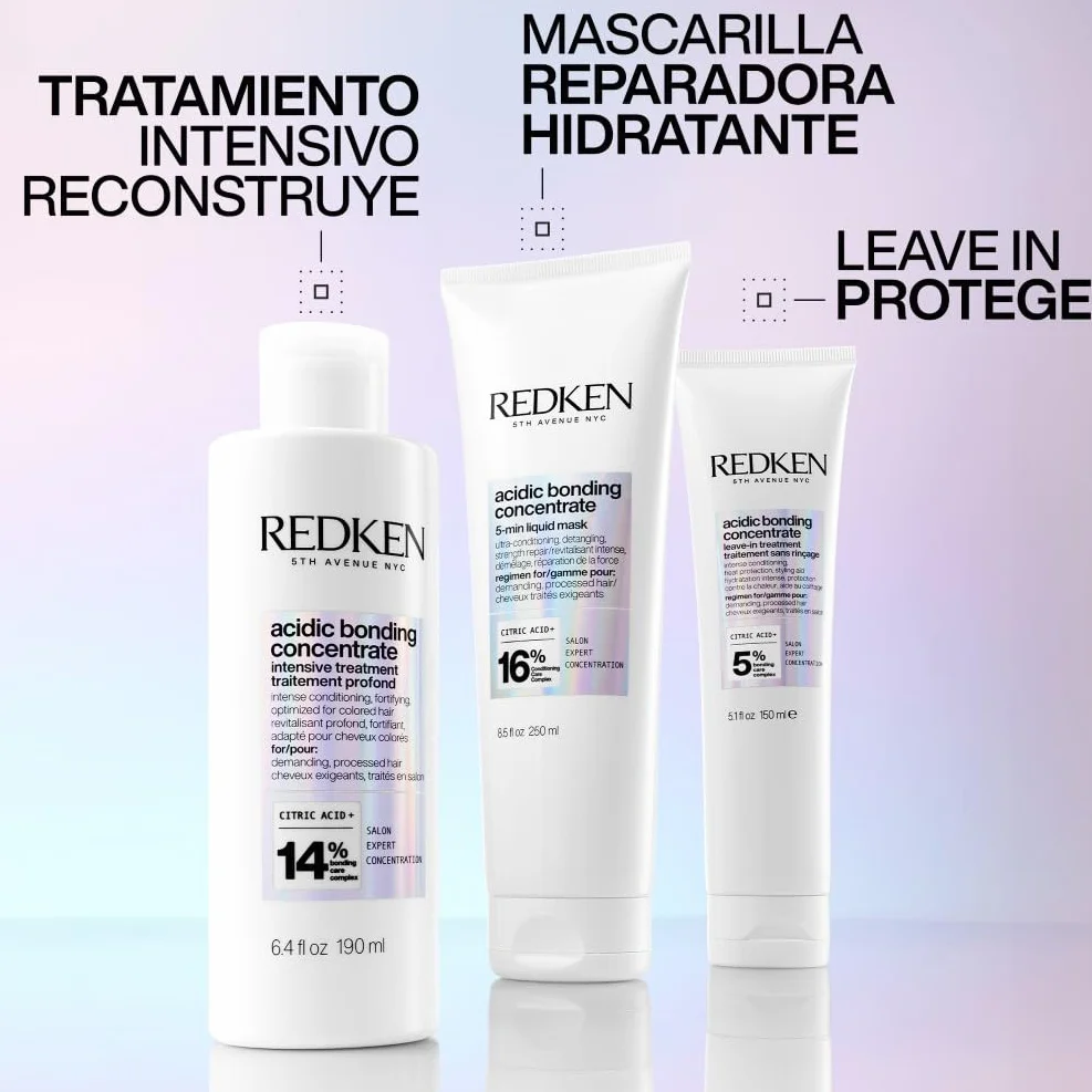 Redken Acidic Bonding Concentrate Champú Sin Sulfatos para Fortalecer todo tipo de Cabellos
