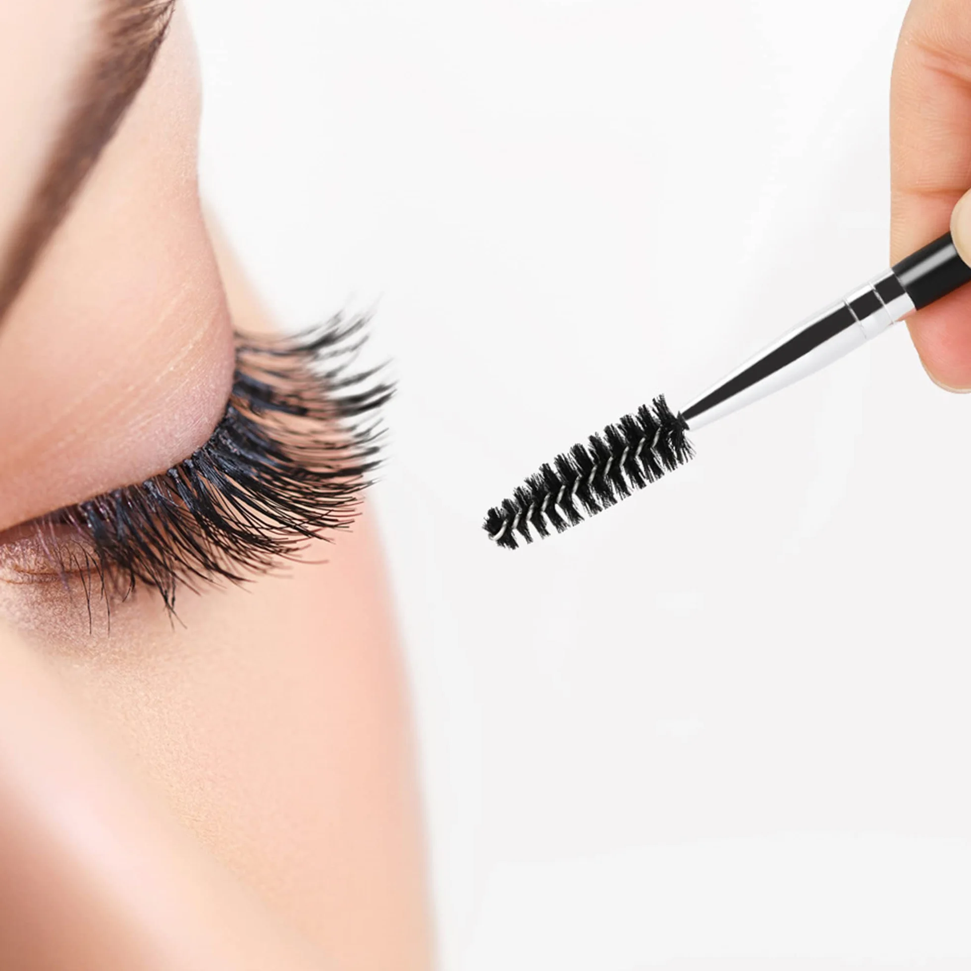 Juego de 6 Piezas Recortar Cejas Pinzas Tijeras Maquinilla Afeitar Cepillo Acero Inoxidable