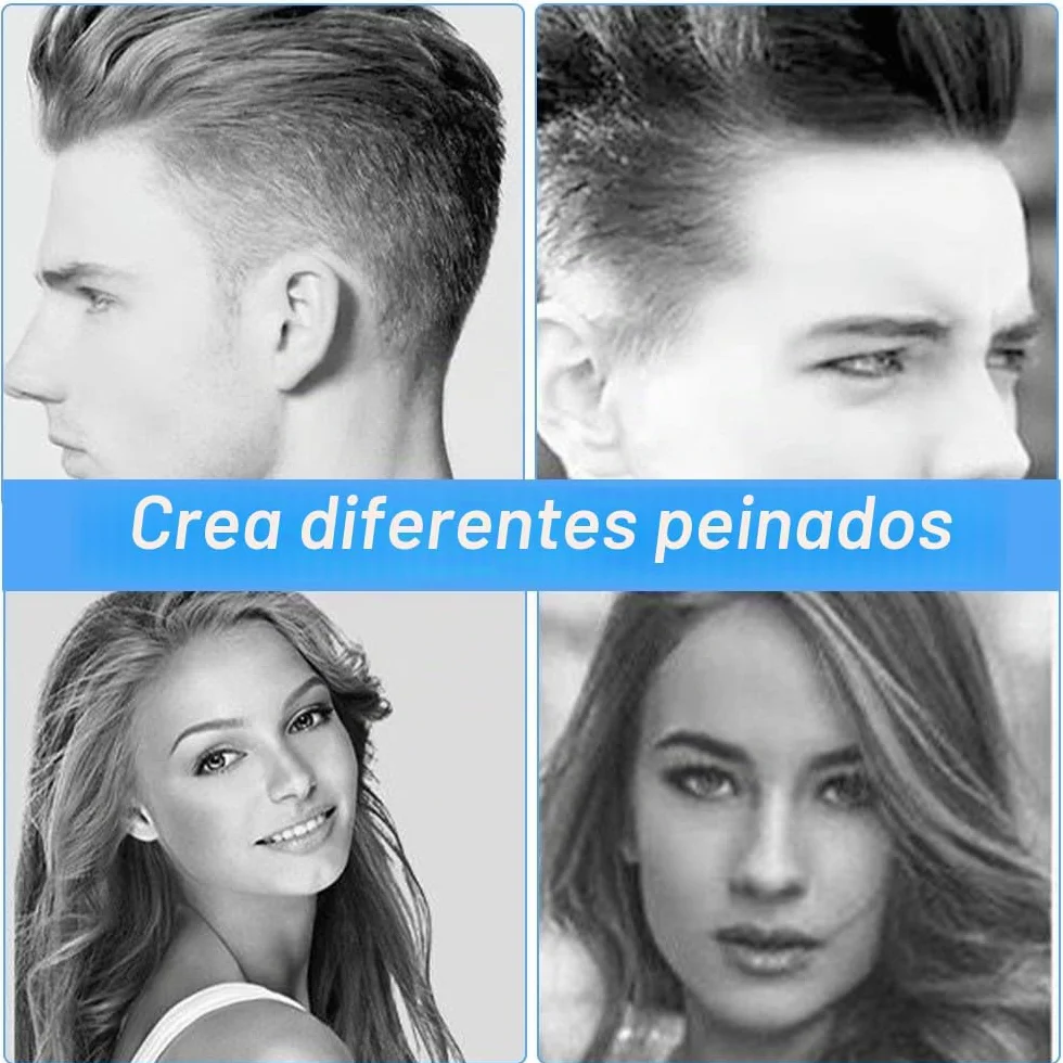 Peine de Pelo 2 Piezas Peine de Dientes Anchos Profesional para Todo Tipo de Cabello