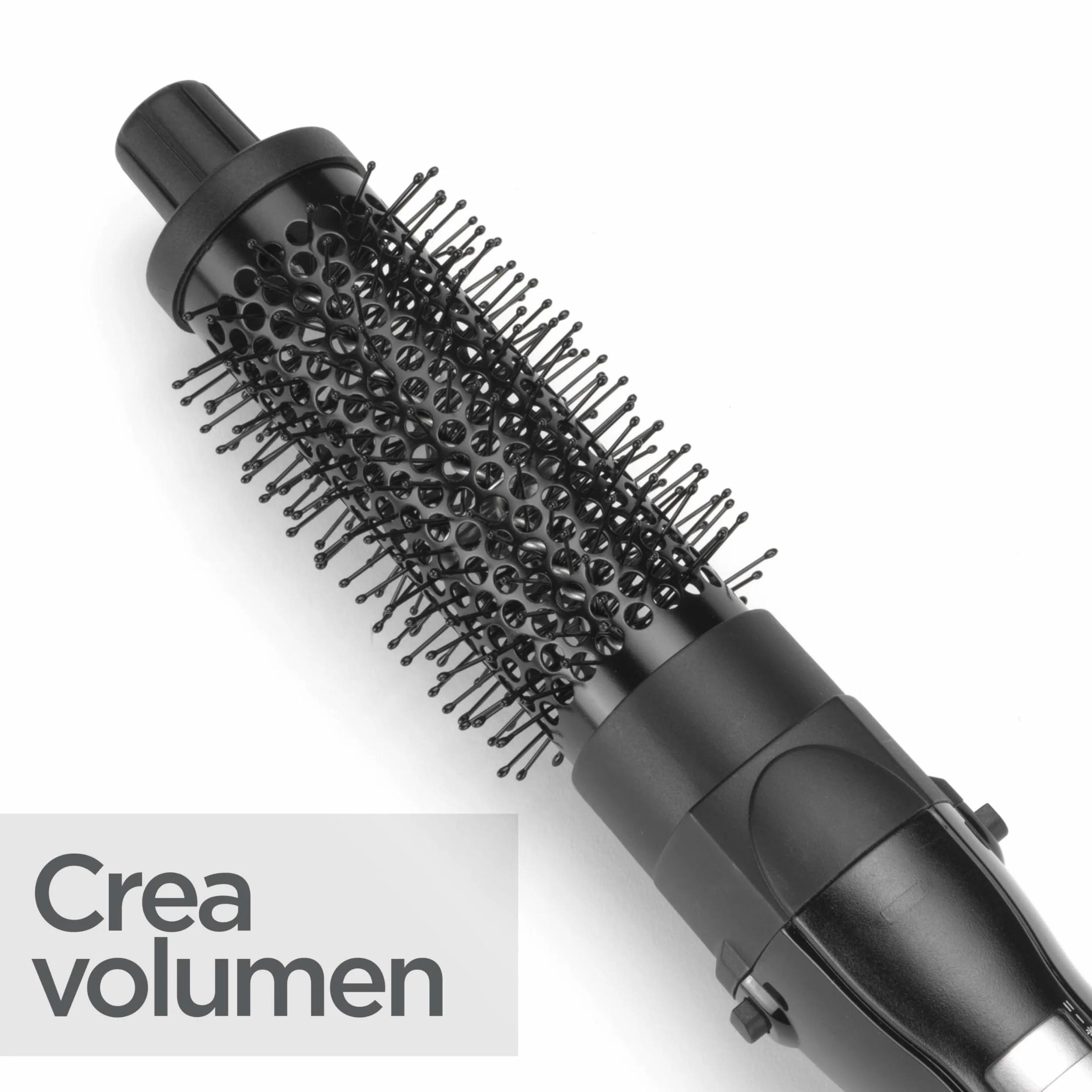 BaByliss Cepillo de Aire Shape & Smooth AS82E, Potente Cepillo de Aire, 30 mm y 20 mm, Función de Aire Frío, Negro
