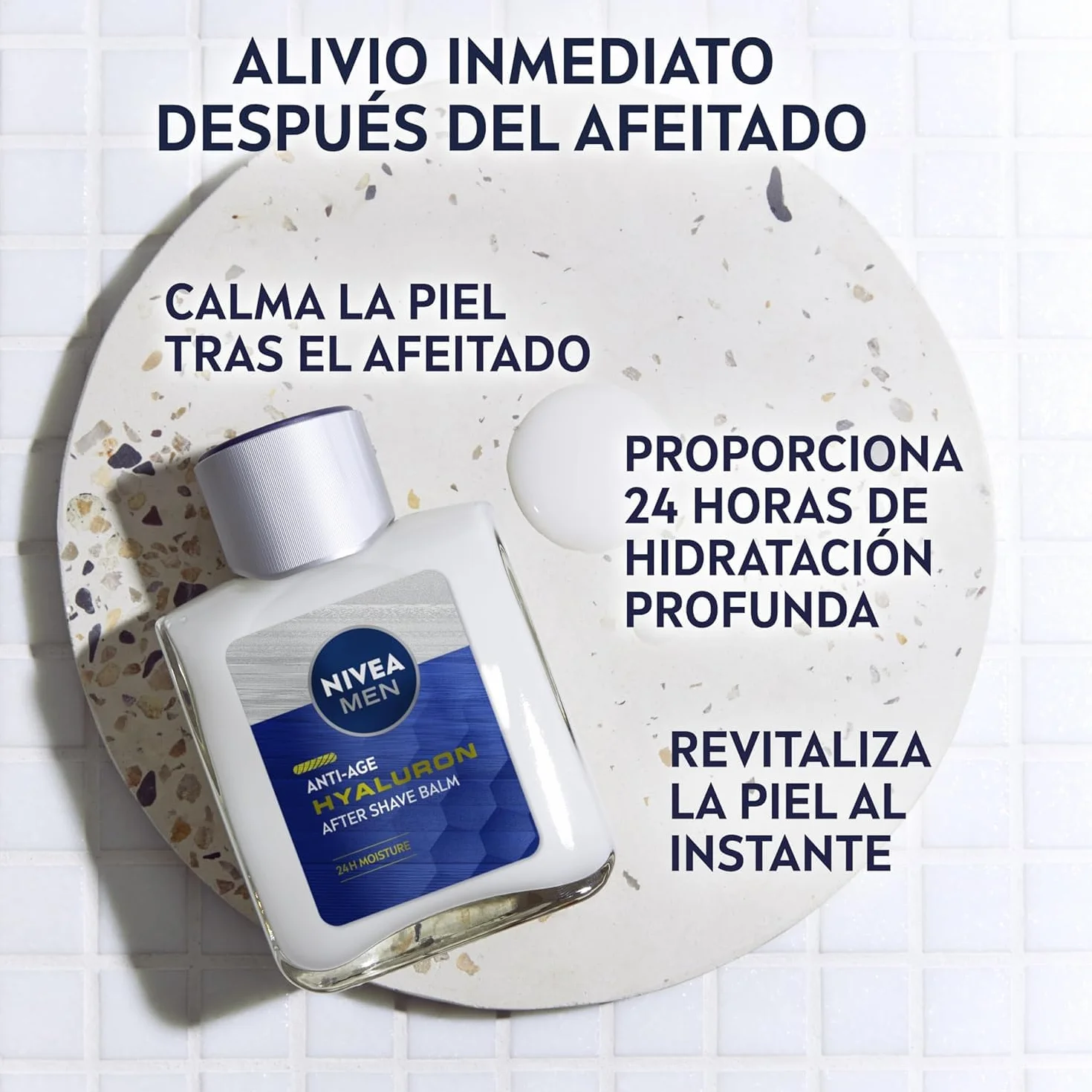 NIVEA MEN Hyaluron Bálsamo After Shave Antiedad con Ácido Hialurónico 100 ml