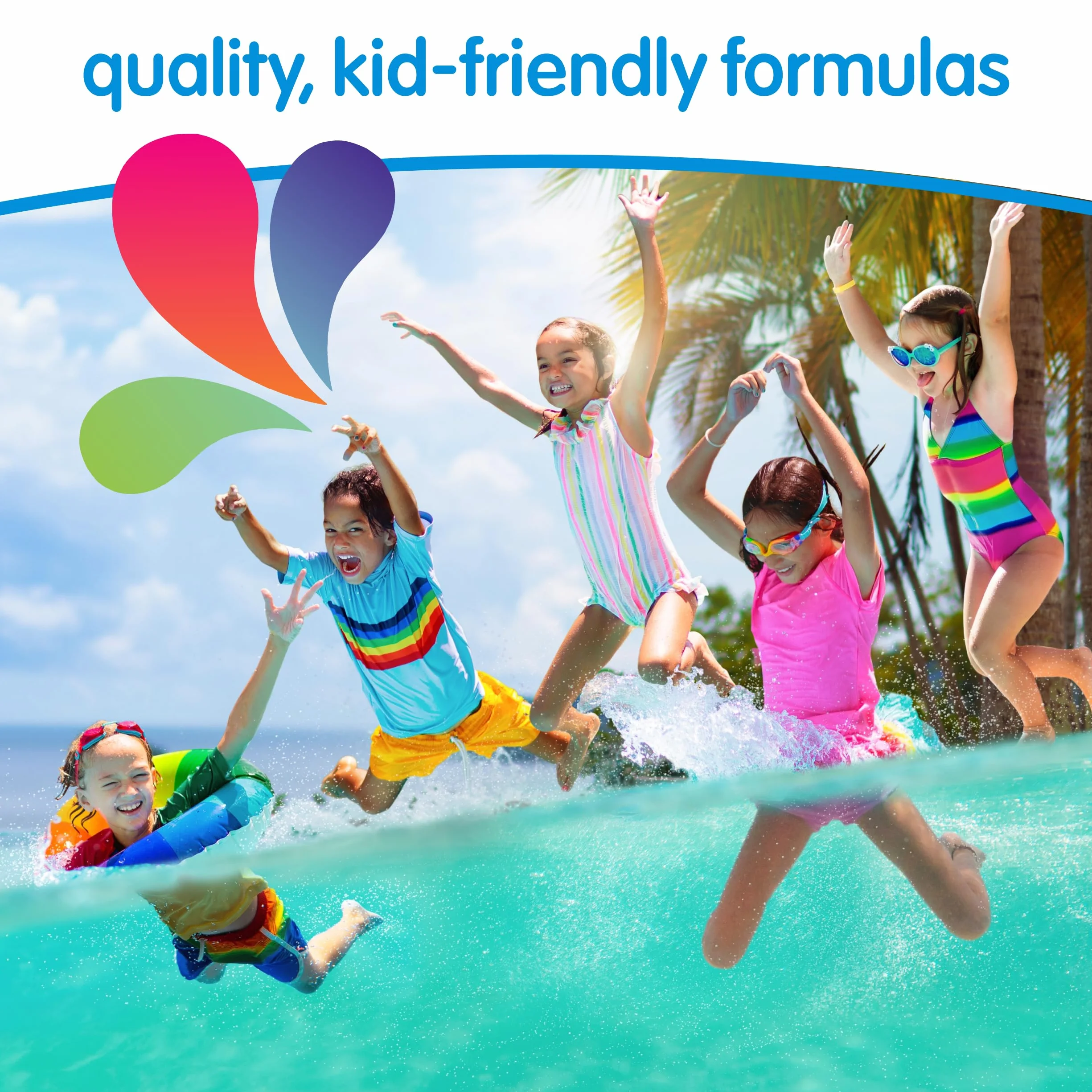 SoCozy Kids Swim 3 en 1 Champú, acondicionador y lavado corporal con carbón activado