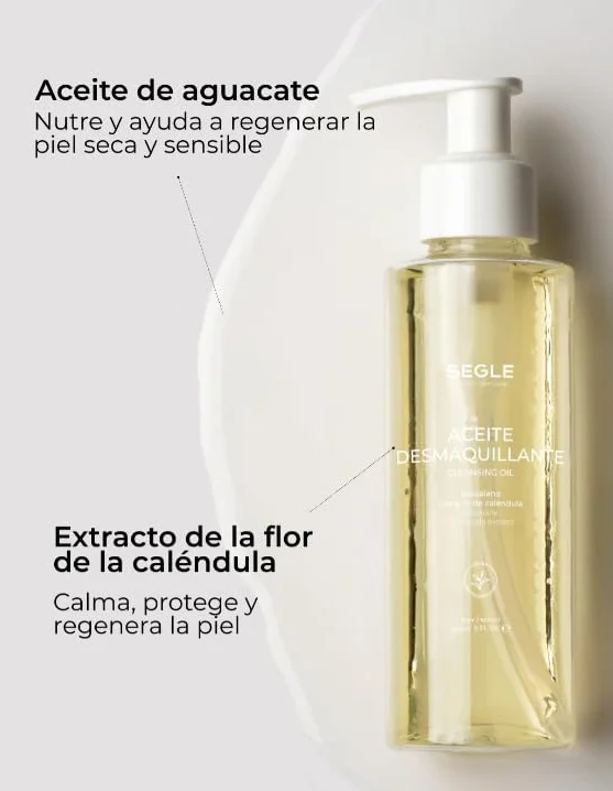 Segle Aceite Desmaquillante con Escualano y Caléndula 150 ml