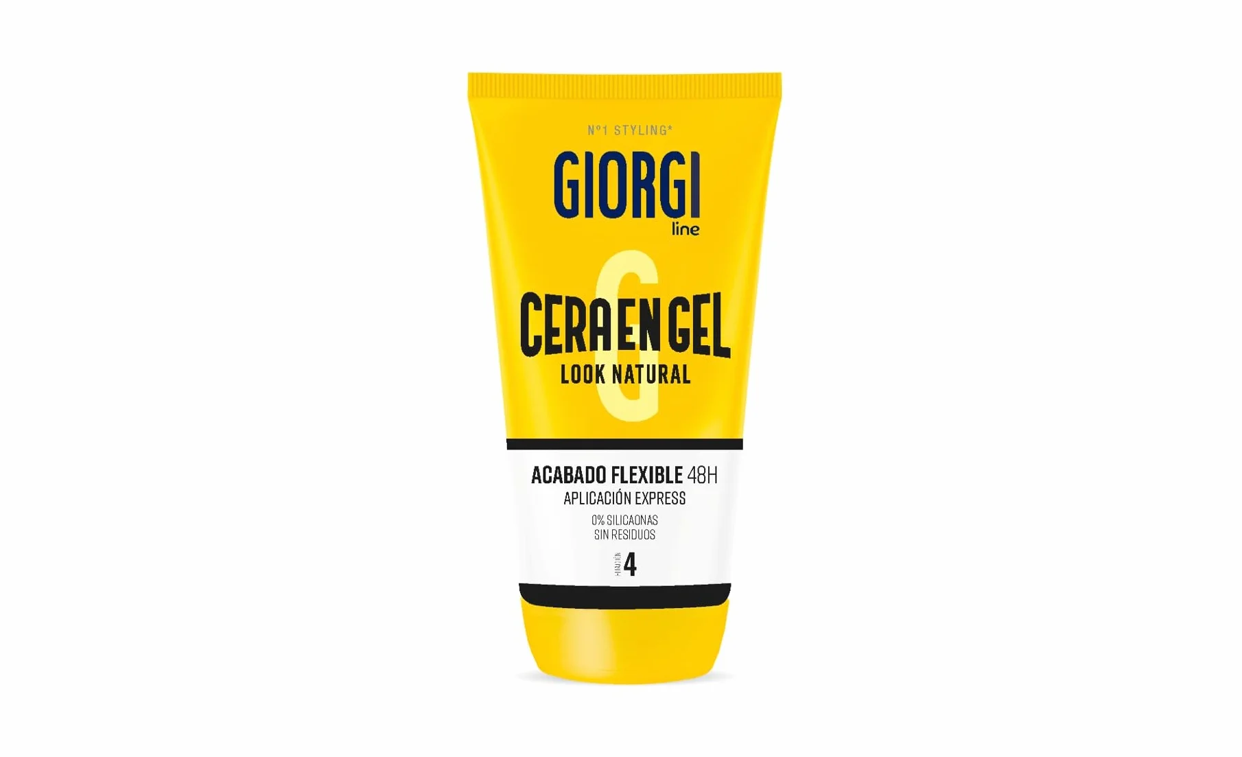 Giorgi Line Cera en Gel Look Natural Acabado Flexible 48h Fijación 4 Ultra-Fuerte 145 ml