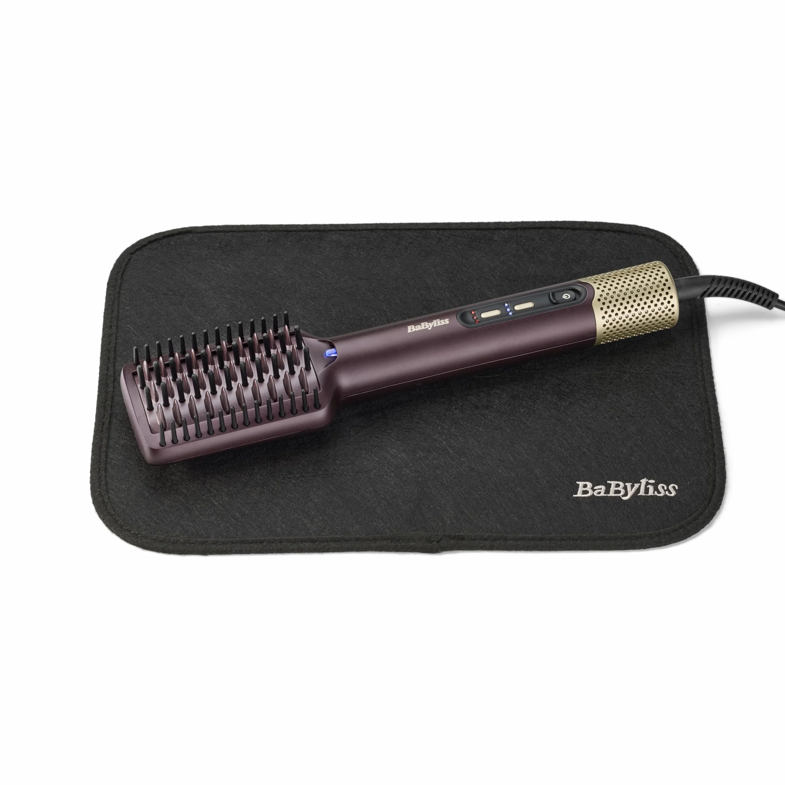 BaByliss Air Power Smooth AS6400E Cepillo Secador con Tecnología Iónica Antifrizz Alisado y Secado