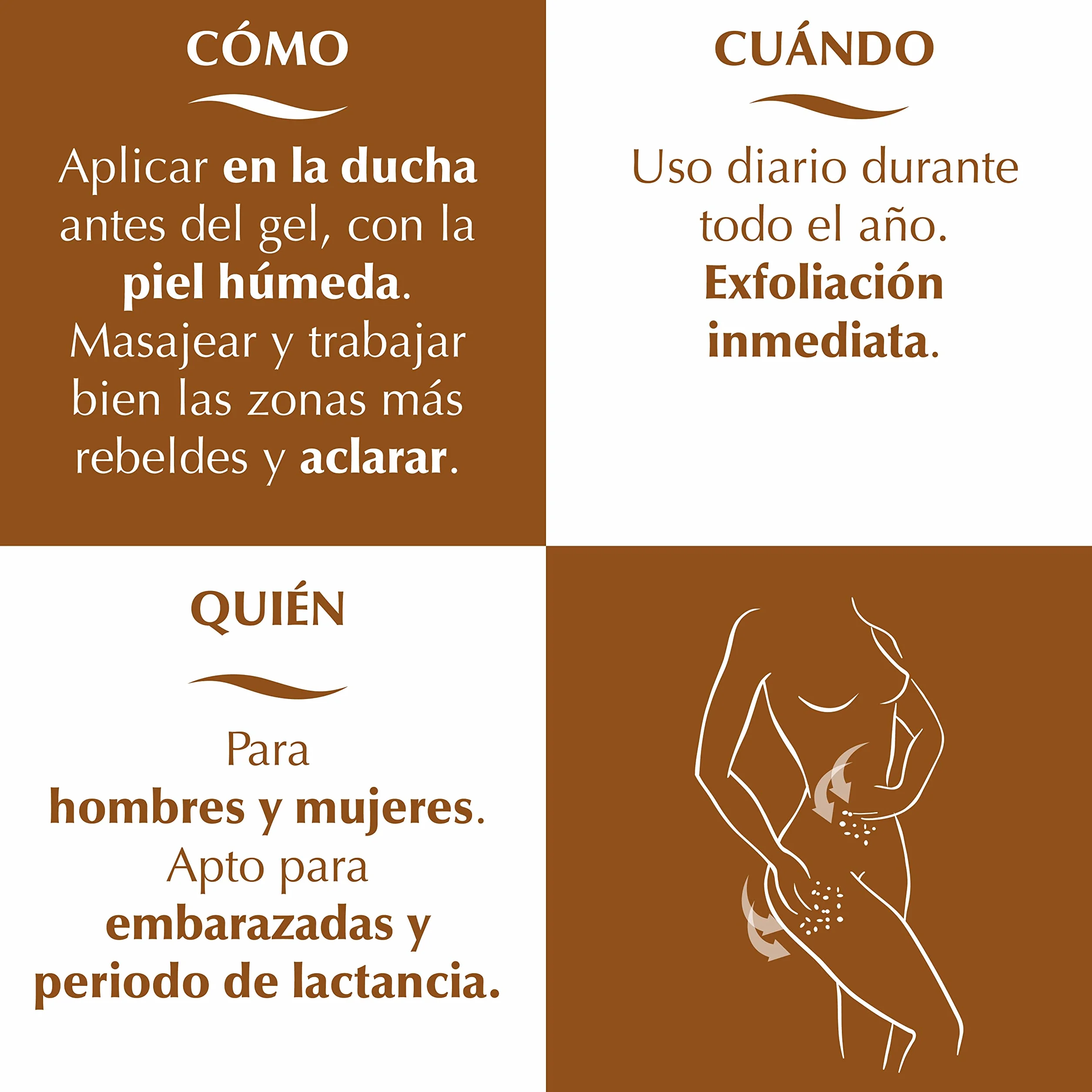 Elifexir Cacao Sense Exfoliante Corporal Reductor y Reafirmante 200 ml
