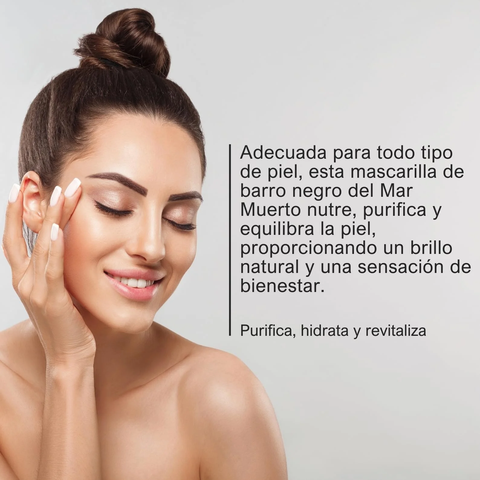 Barro Negro Purificante del Mar Muerto Rico en Minerales 500ml - Desintoxica y Revitaliza la Piel