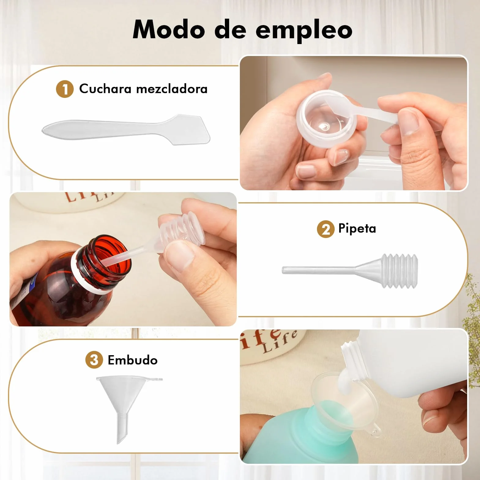 Juego de botellas de viaje rellenables 11 piezas portátiles sin BPA para champú líquidos