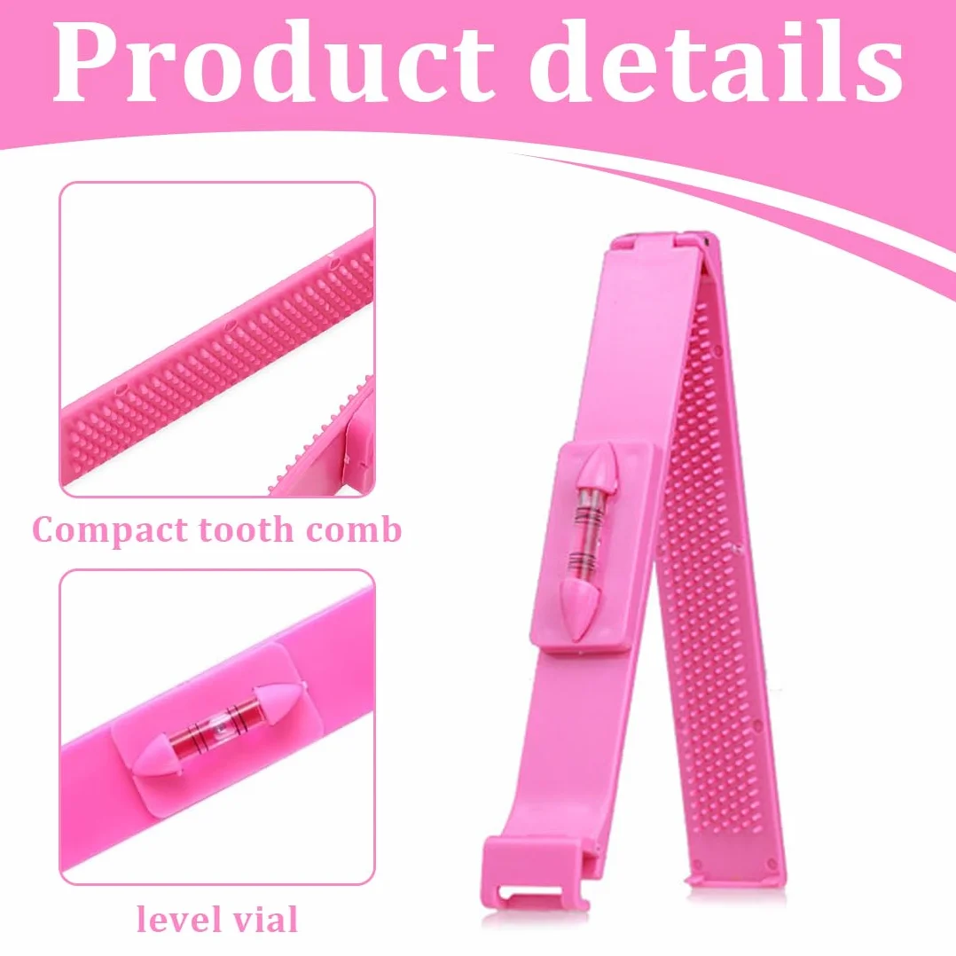 Kit de Corte de Pelo, Corta Puntas, Plantilla de Corte de Pelo, Clip de Corte de Pelo, Guía de Corte de Pelo para Asistente de Peluquero