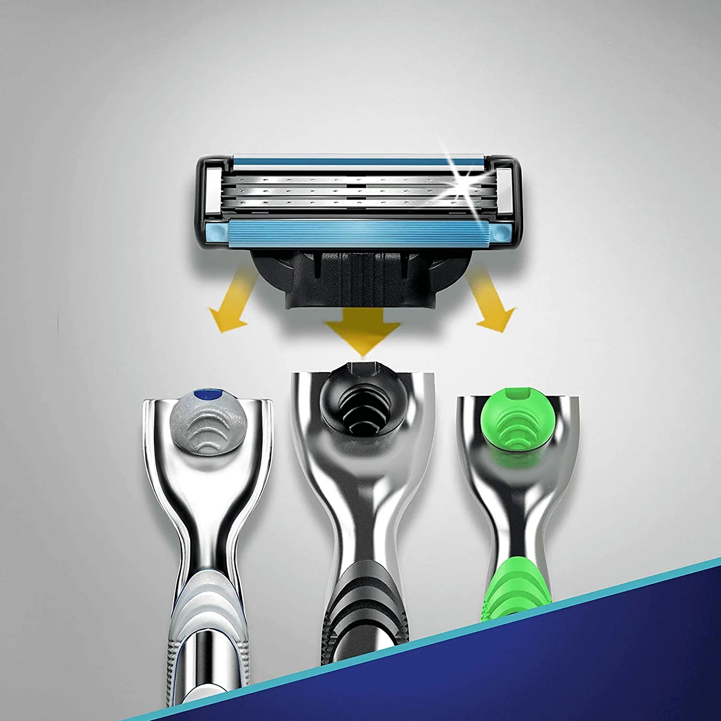 Gillette Mach3 Cuchillas de Afeitar Hombre, Paquete de 16 Cuchillas de Recambio