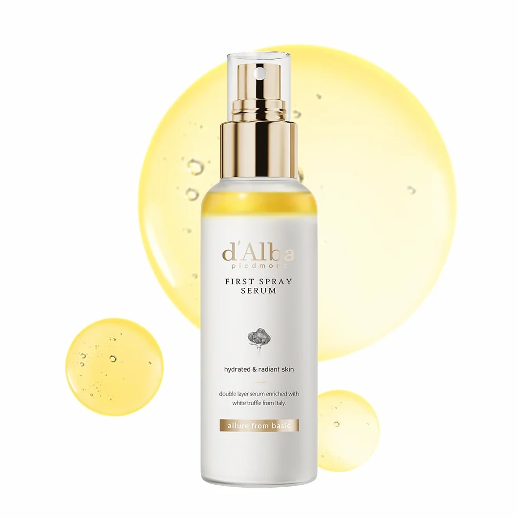 d'alba First Spray Serum con Trufas Blancas Italianas, bruma facial hidratante 100ml