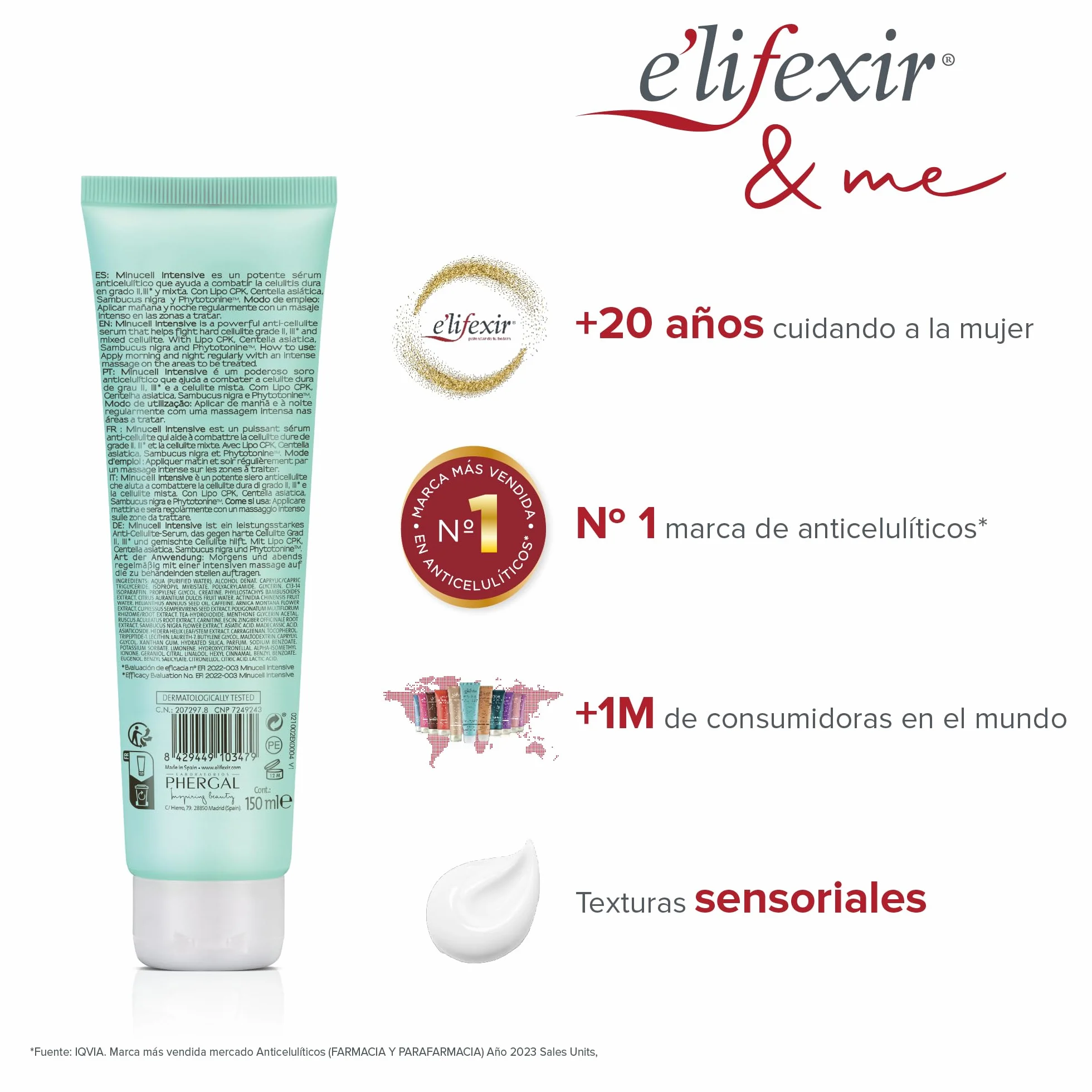 Elifexir Minucell Intensive Sérum Anticelulítico 150 ml