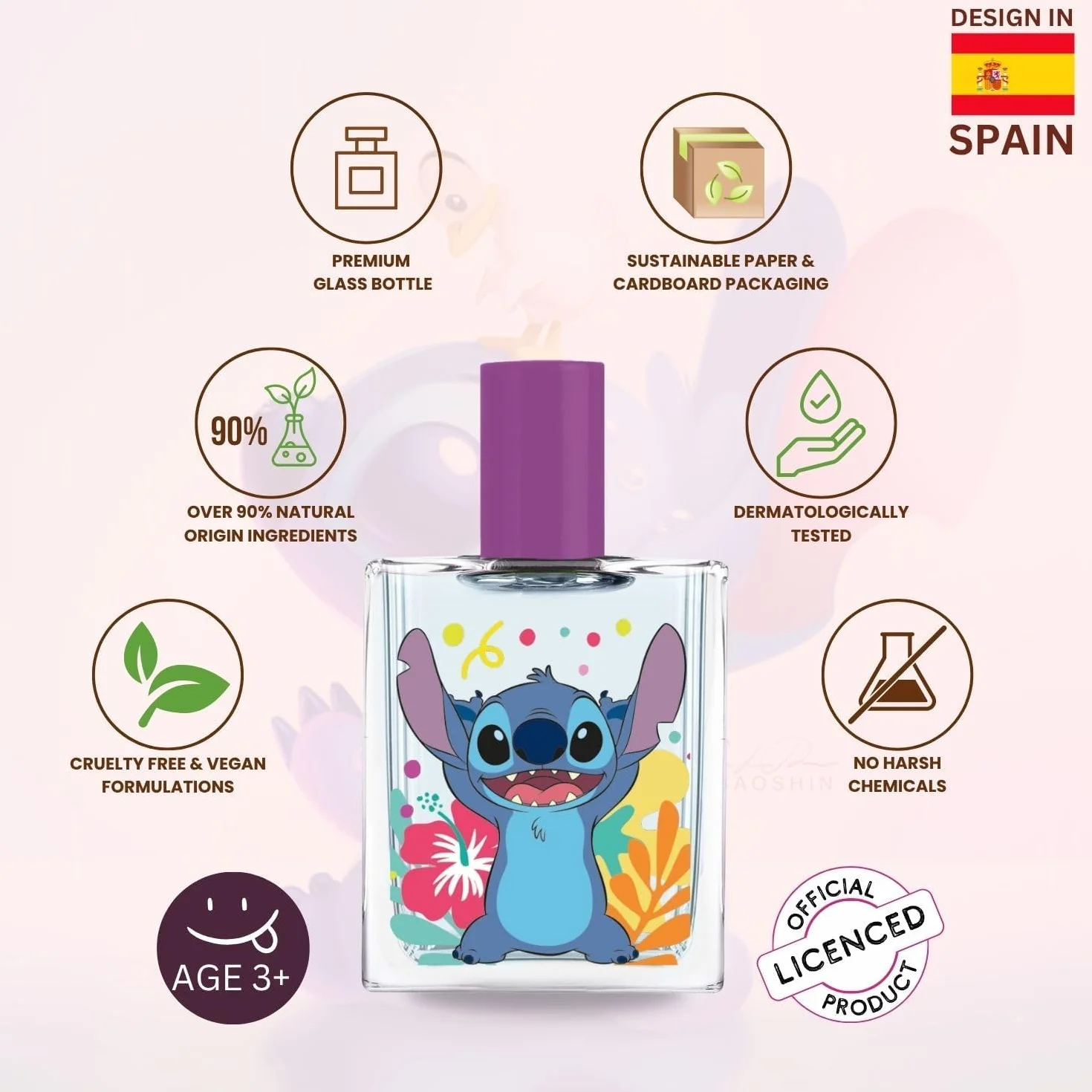 Disney Lilo & Stitch Agua de tocador infantil 30 ml
