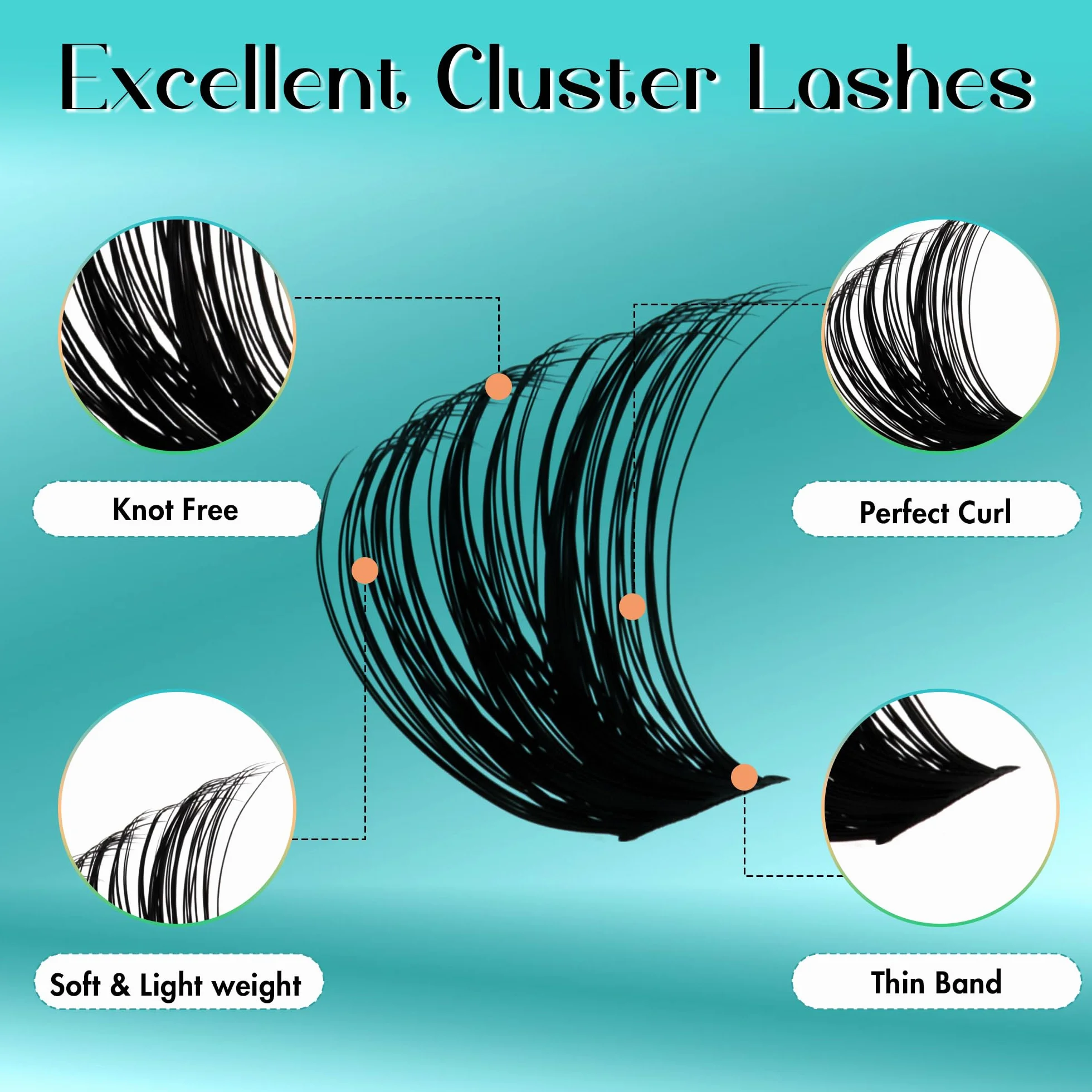 GEMERRY Kit Extension Pestañas Individuales DIY 80D 10-18mm Pelo a Pelo Pegamento Pinzas