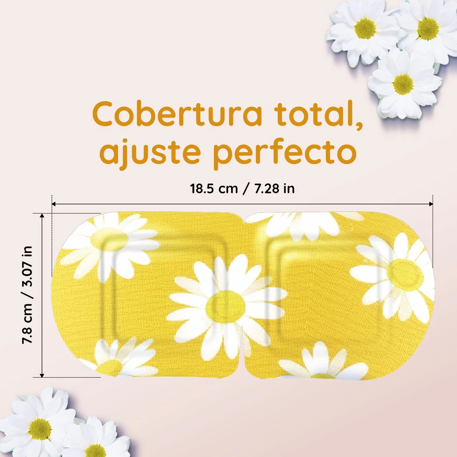 Pack de 16 Antifaz Ojos Secos con Manzanilla, Máscara Caliente Vapor para Bolsas Fatiga Blefaritis, Desechable Auto-Calefactable para Dormir Viajar