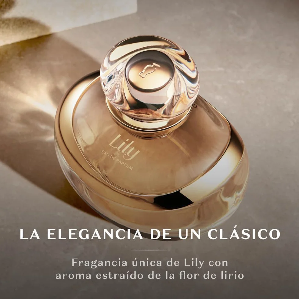 O Boticário Lily Coffret Regalo Set Perfume y Cuidado de la Piel con 2 Productos en Caja Beige | Lily Crema Hidratante Corporal Perfumada Satinado 250g y Lily Perfume Eau de Parfum EDP 75ml