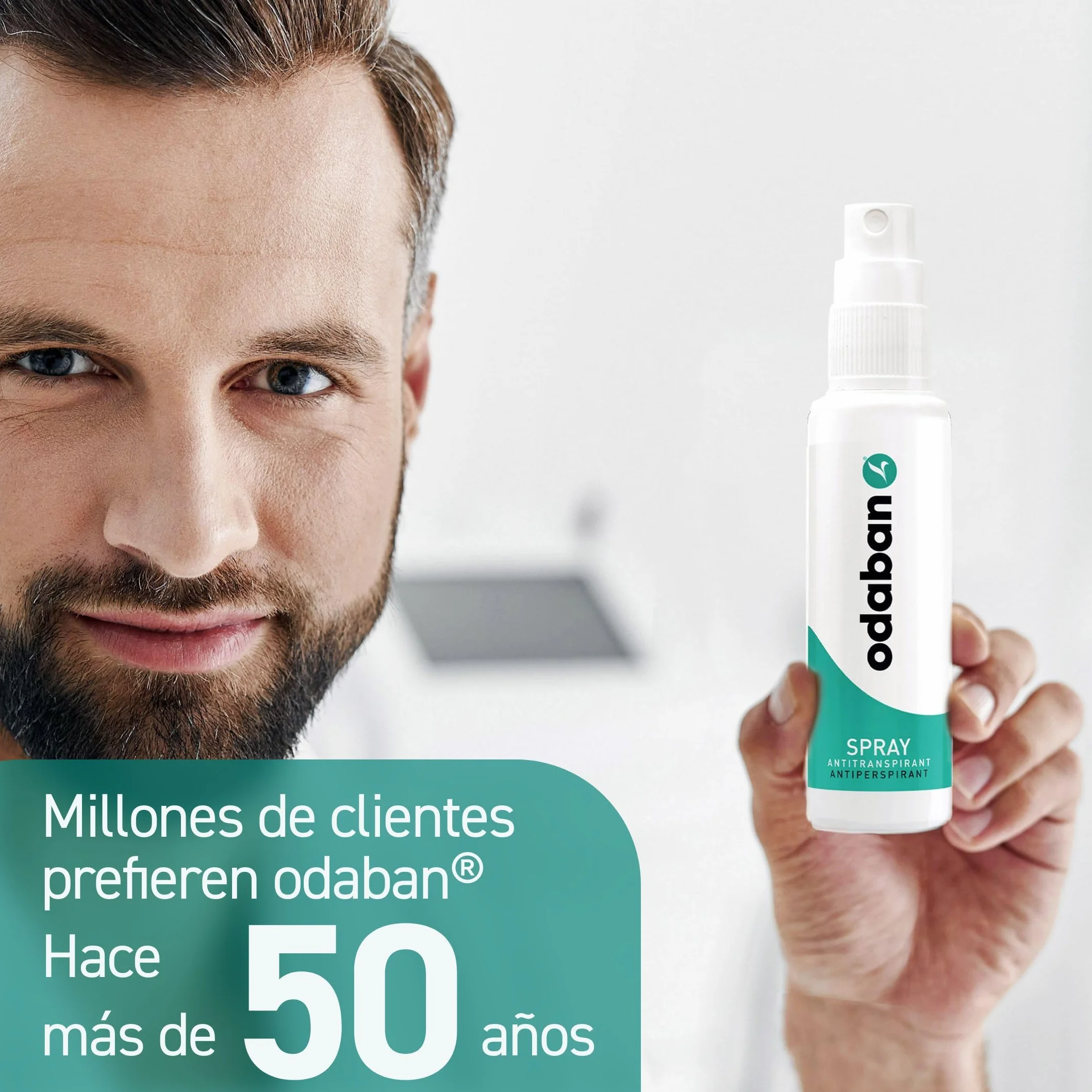 Odaban Antitranspirante Desodorante en Spray 30 ml contra el sudor intenso