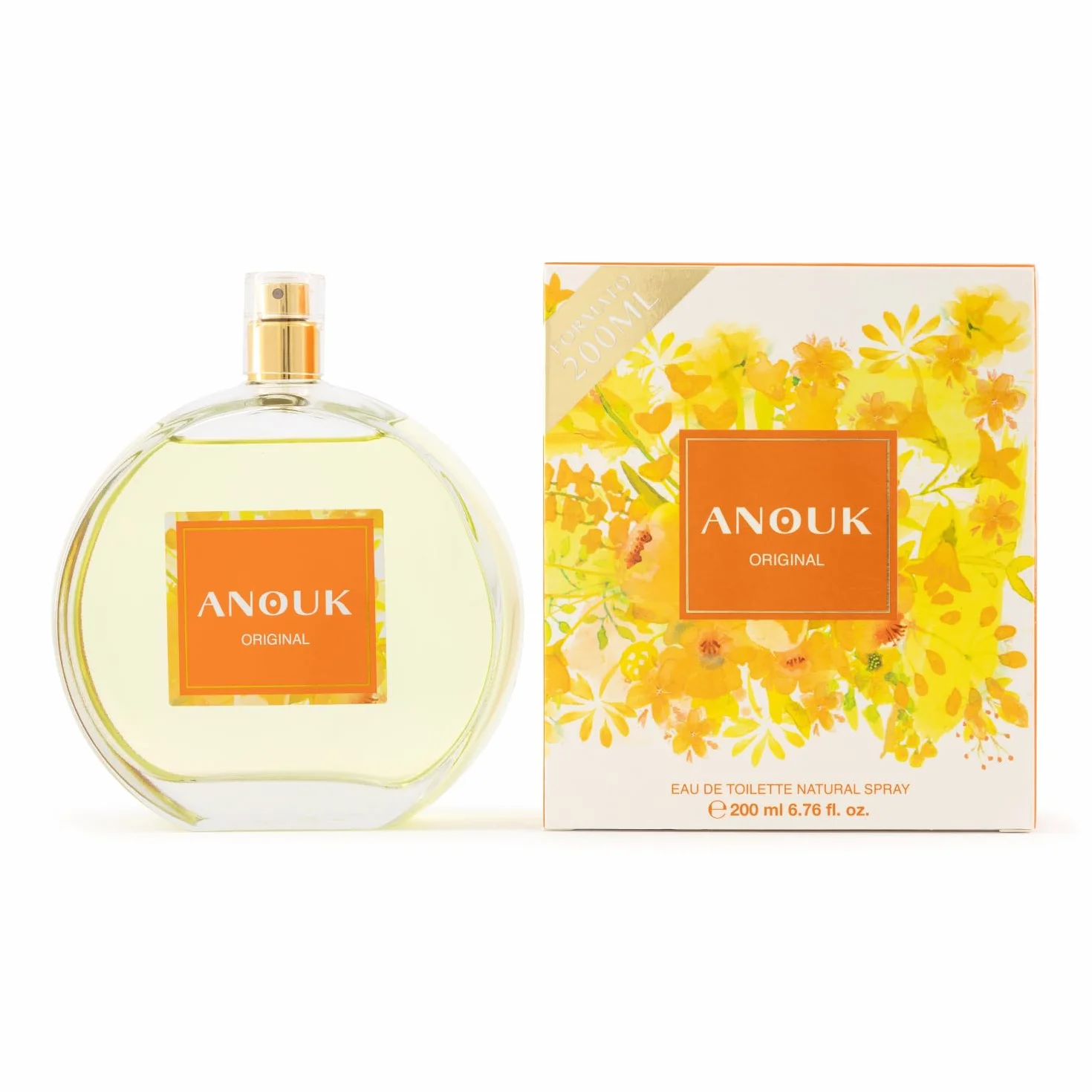 ANOUK Original 200 ml Colonia Mujer Eau de Toilette Spray Cítrico Floral Larga Duración