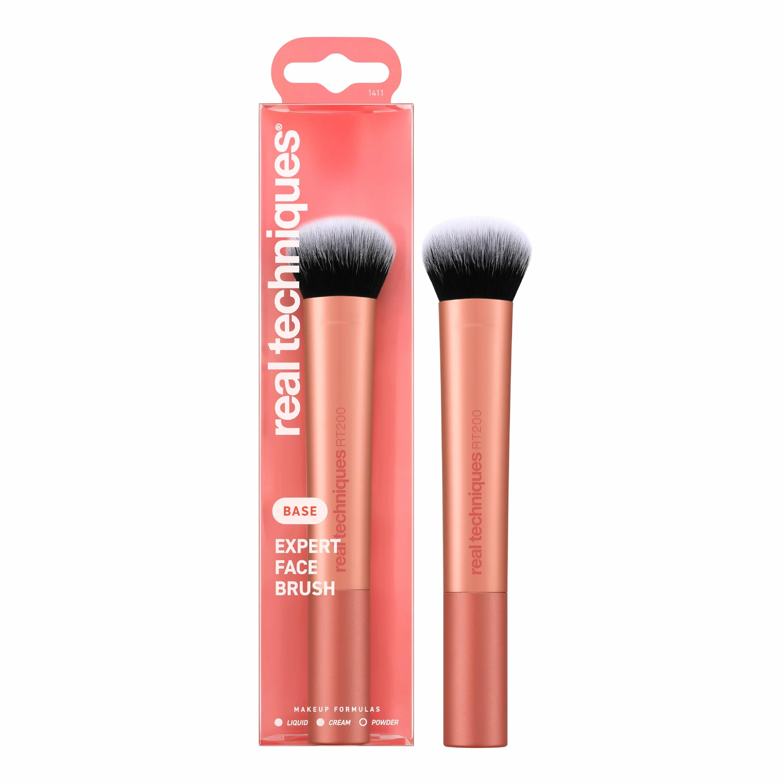 Real Techniques Expert Face Makeup Brush for Liquid Cream Foundation Blush Bronzer