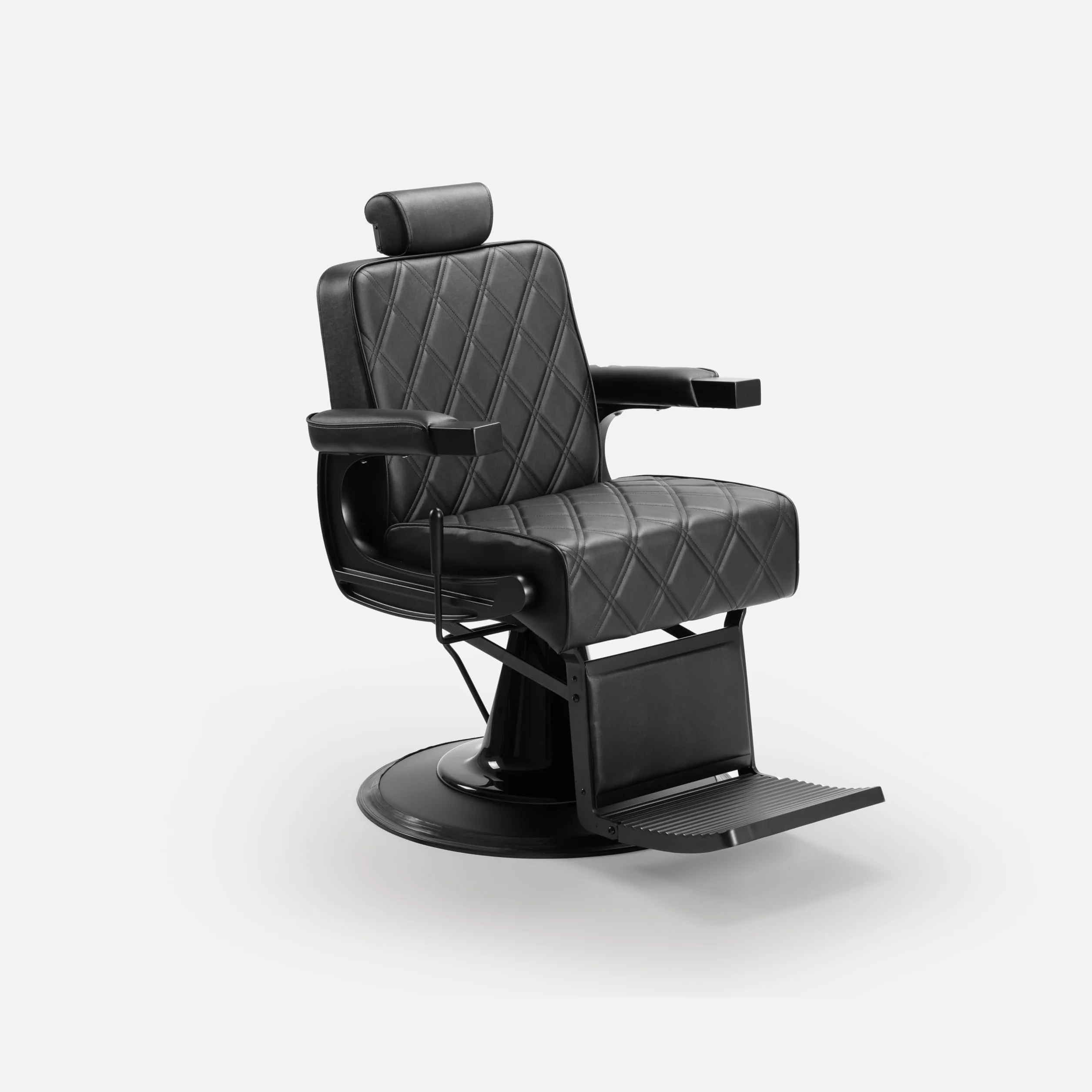 Sillón Barbero hidráulico reclinable giratorio Gon Black