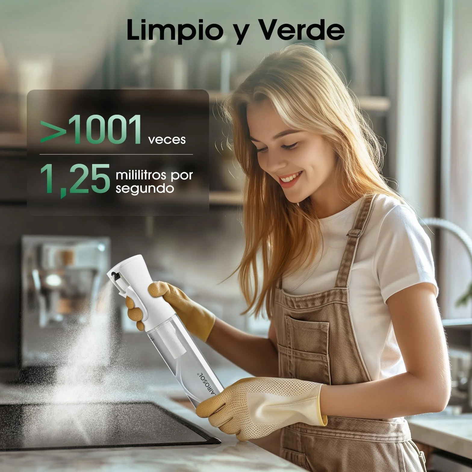 FLAIROSOL Botella Pulverizadora 300 ml Pulverizador de Niebla Ultrafina A Prueba de Fugas