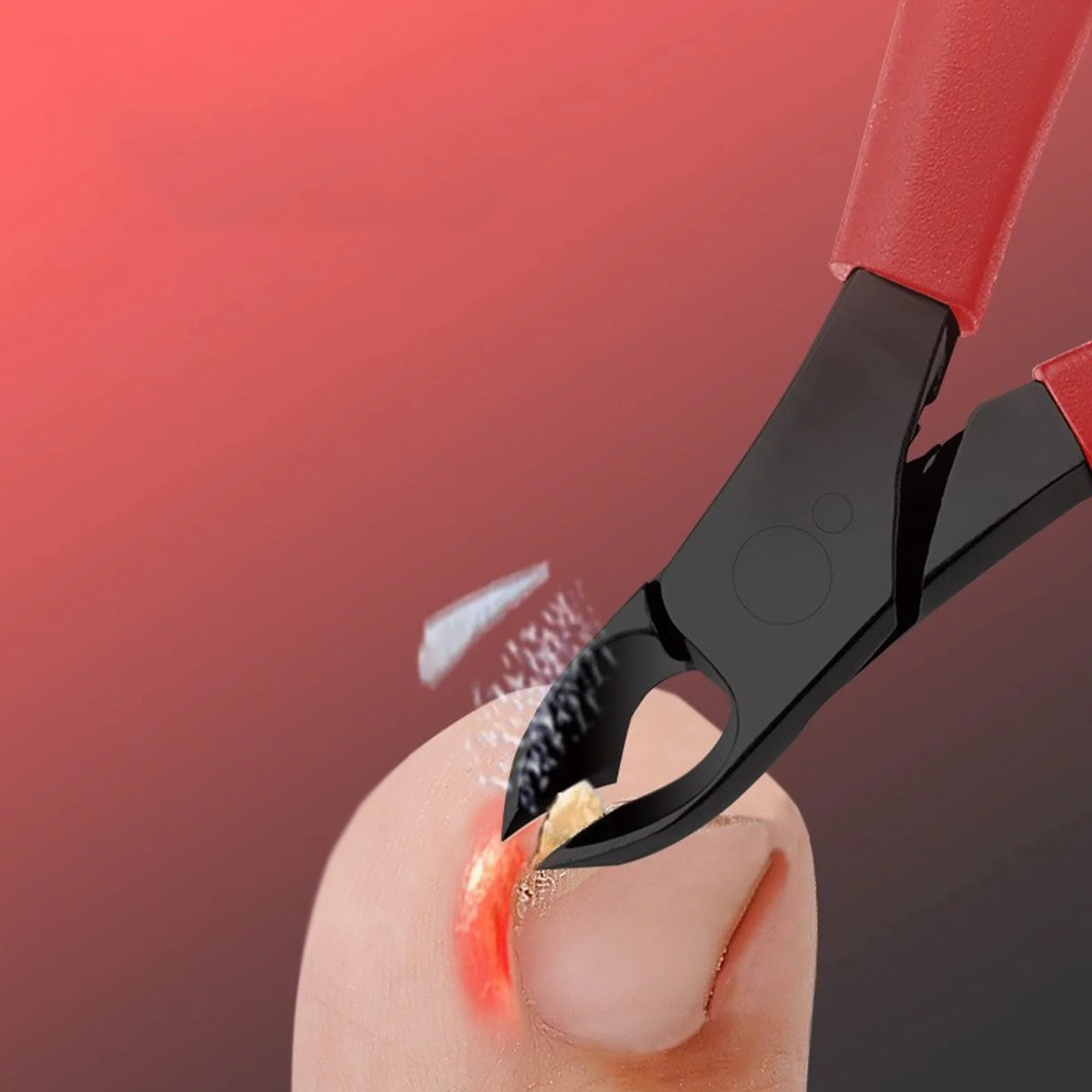 Cortaúñas para dedos de los pies, cortaúñas de los pies, cortaúñas de los pies, cortaúñas de acero inoxidable, tijeras de corte de uñas, herramientas de cuidado de manicura (A02)
