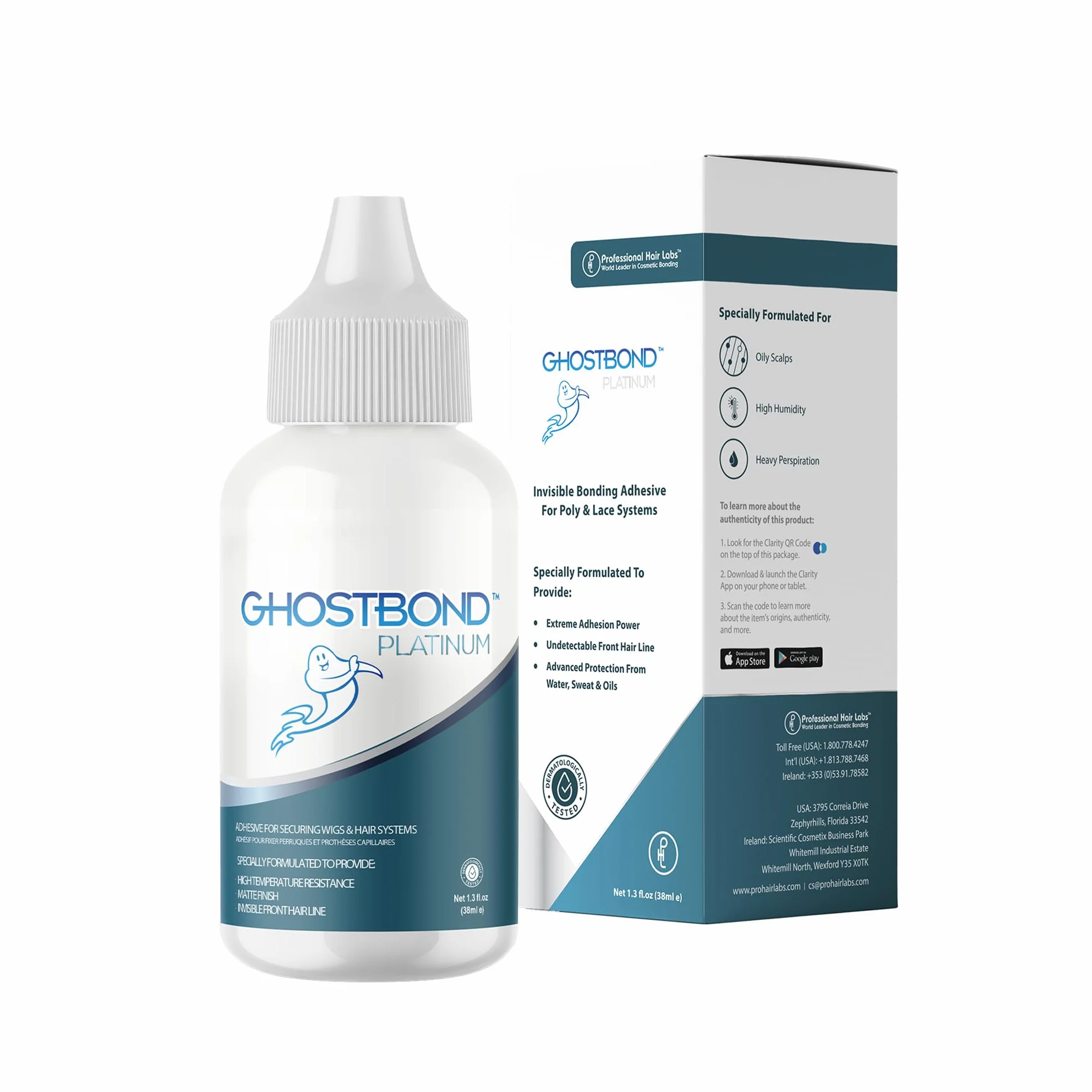 Professional Hair Labs Ghost Bond Platinum 38 ml Pegamento para Pelucas
