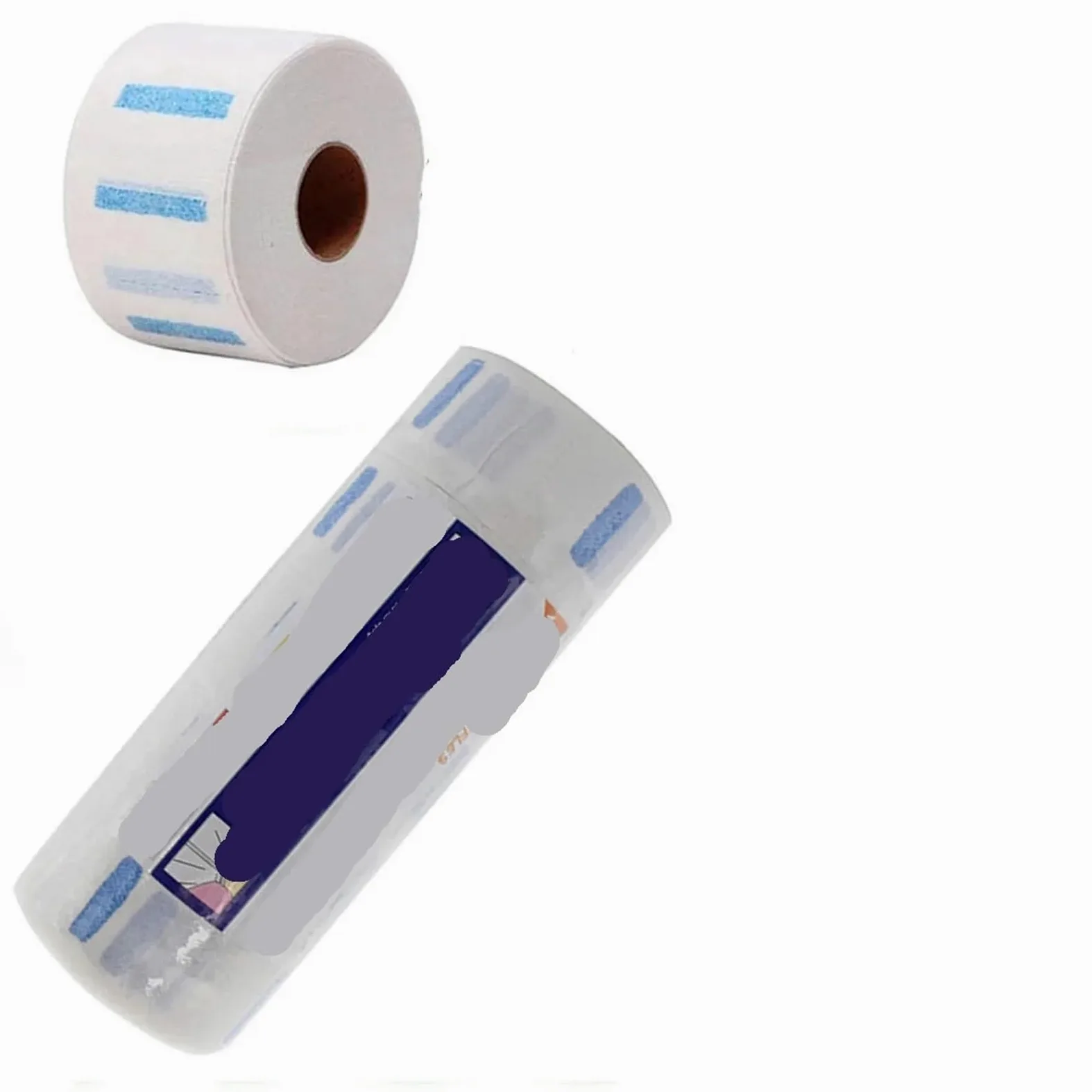 Papel De Cuello Blanco for Peluquería para corte de cabello | 1 rollo * 100 tiras (total 100 tiras)(20Rollls)